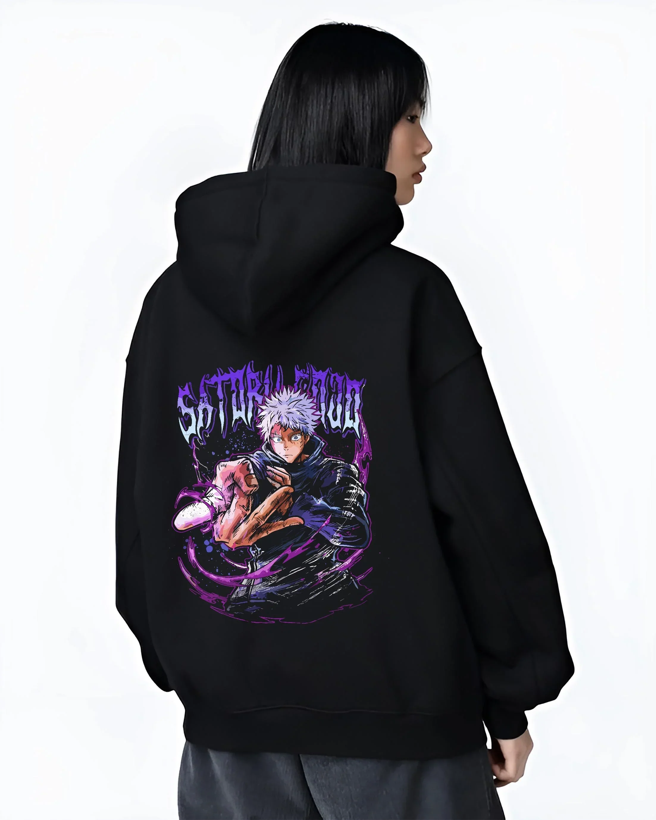 Gojo Jujutsu Kaisen Hoodie Infinity Hero Pose Sorcerer - Image 3