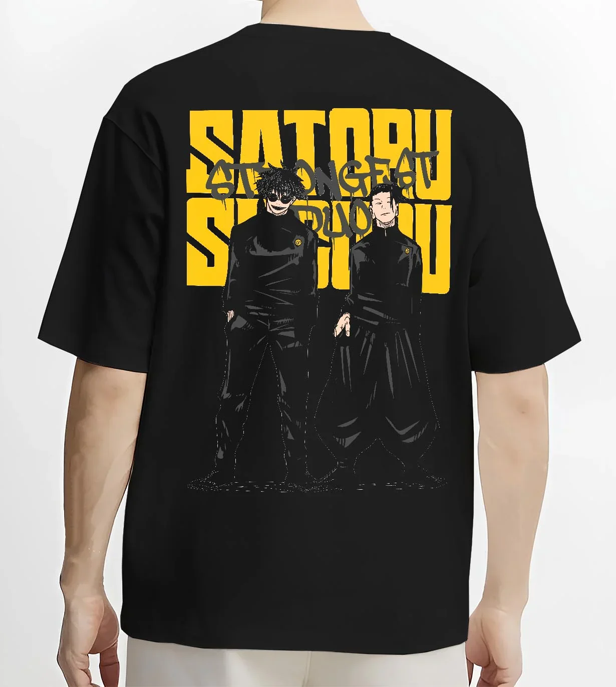 Satoru Gojo Jujutsu Kaisen Hoodie Twin Infinity Pose - Image 4