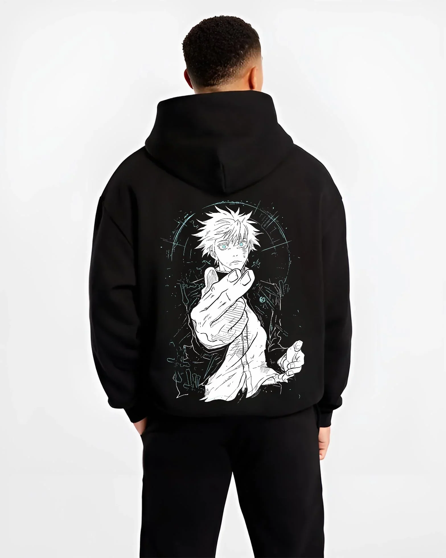 Gojo Jujutsu Kaisen Hoodie Limitless Dark Energy - Image 2