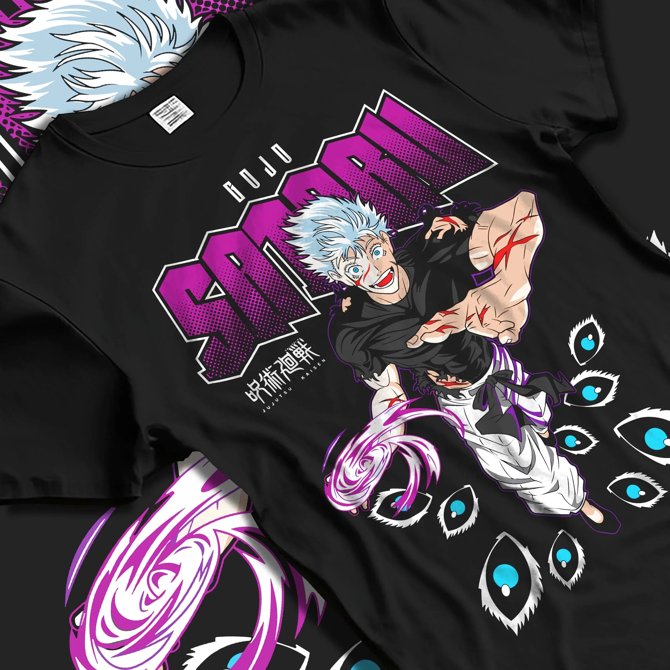 Satoru Gojo Jujutsu Kaisen Hoodie Six Eyes Mystic Power - Image 5