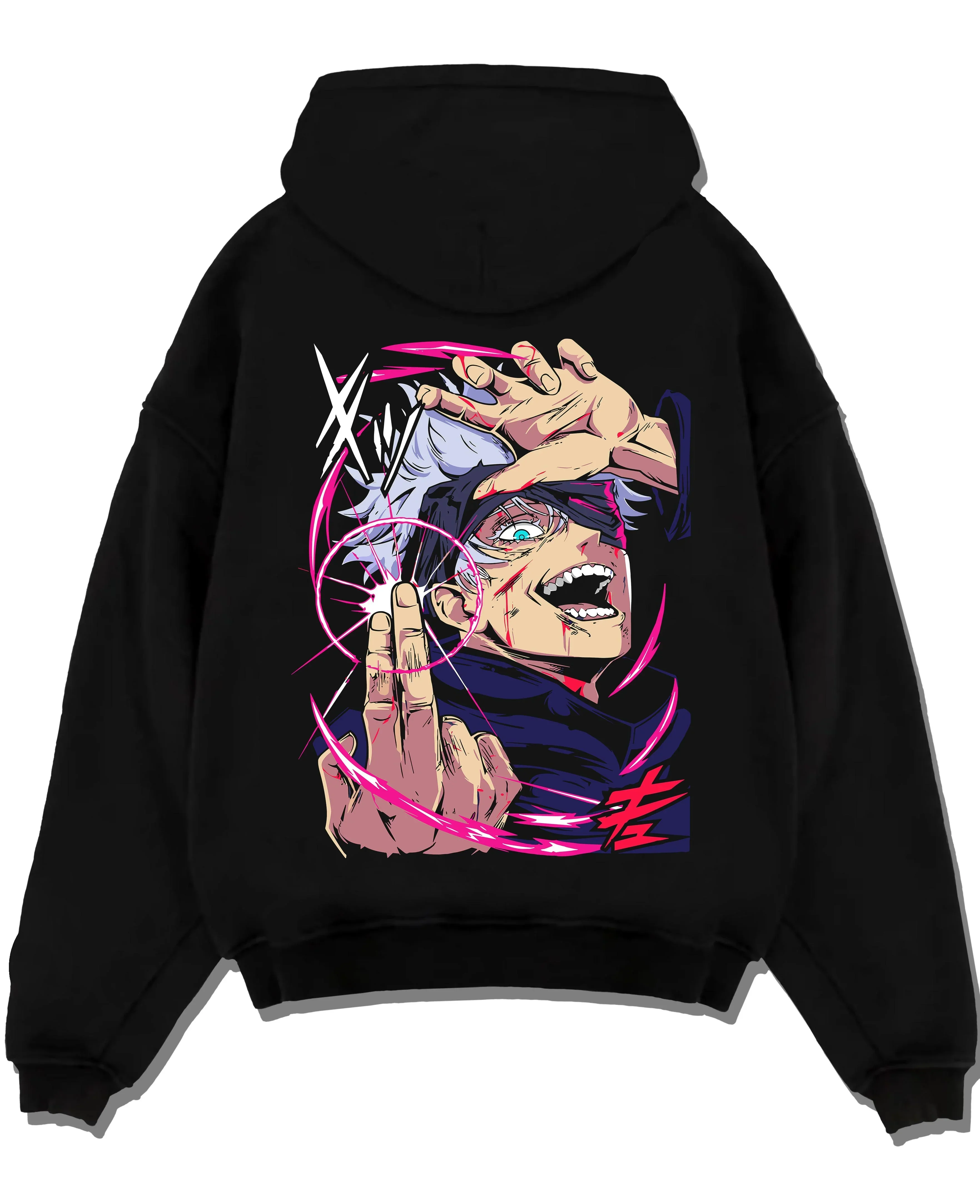 Satoru Gojo Jujutsu Kaisen Hoodie Six Eyes Technique