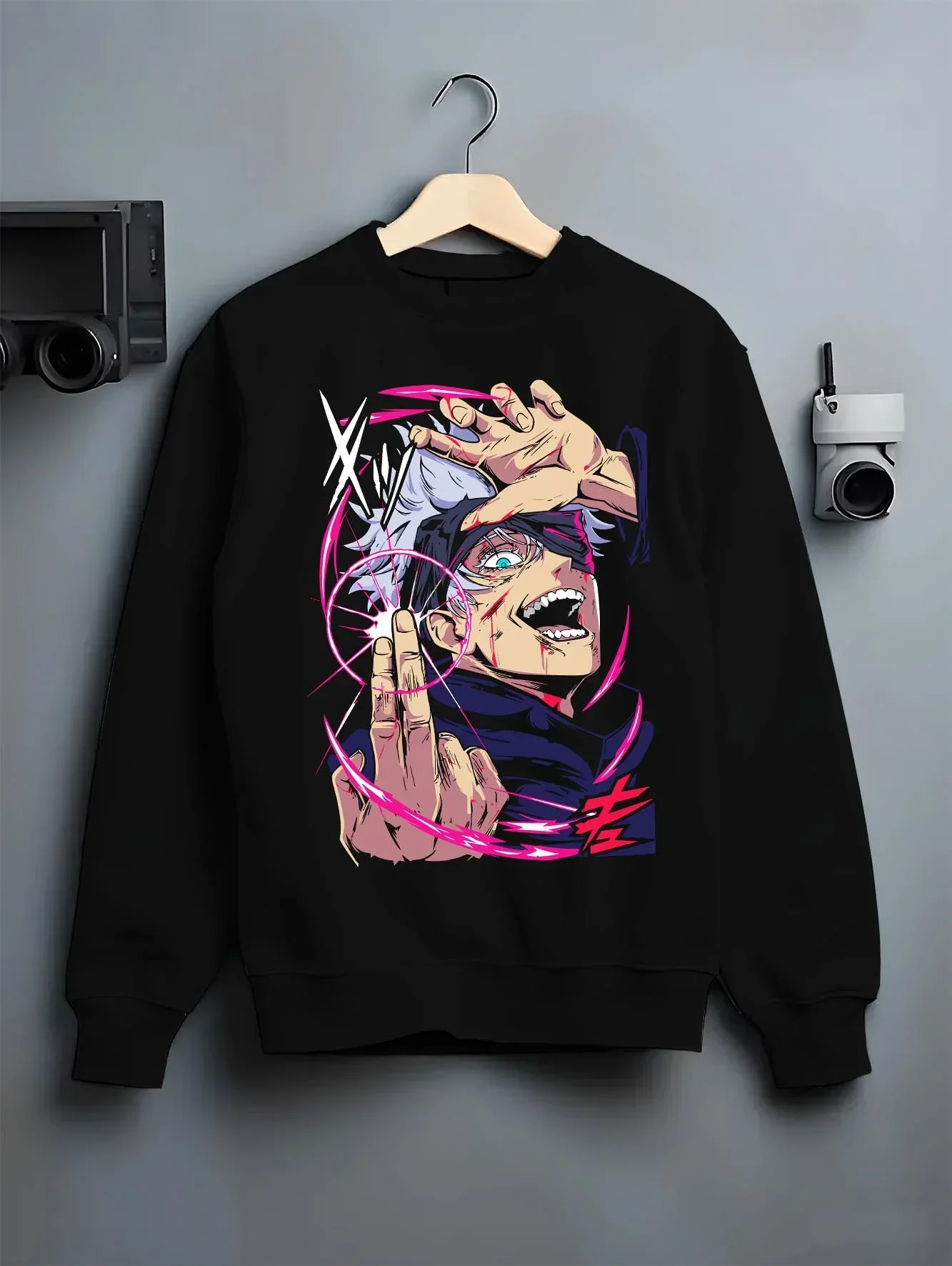 Satoru Gojo Jujutsu Kaisen Hoodie Six Eyes Technique - Image 6