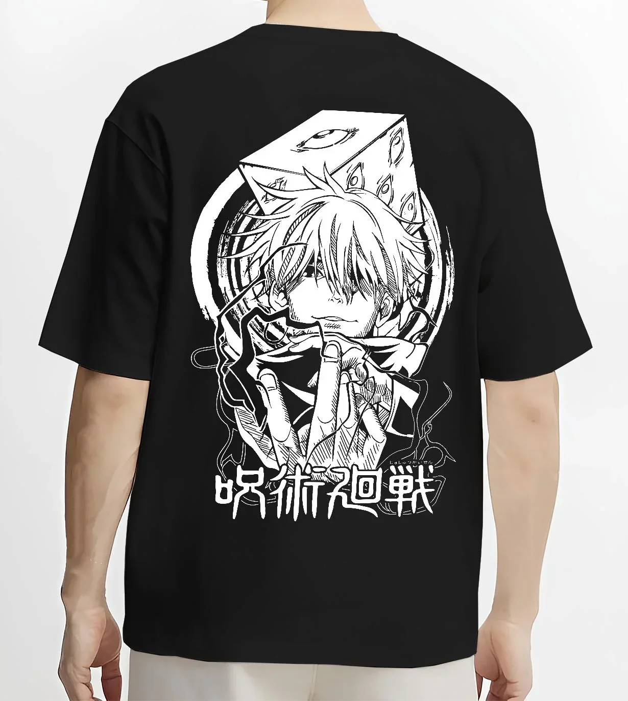 Satoru Gojo Jujutsu Kaisen Hoodie Valiant Infinity Stance - Image 4