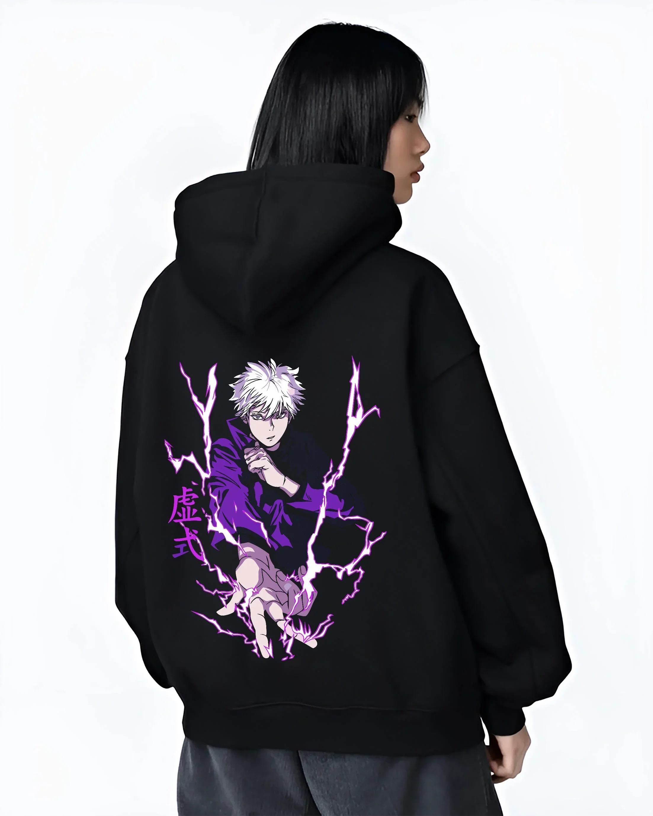 Gojo Jujutsu Kaisen Hoodie Infinite Void Domain Expansion - Image 3