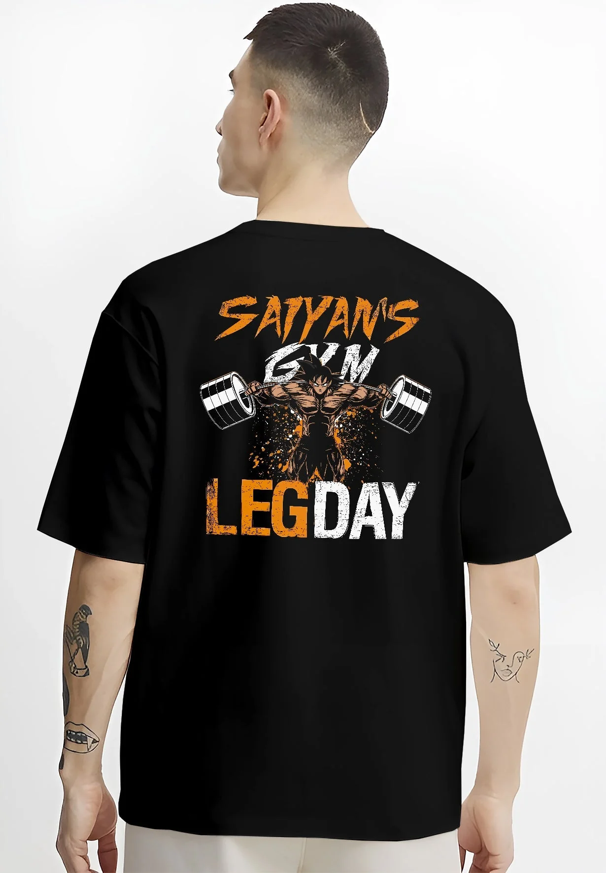 Goku Dragon Ball Z Saiyan Leg Day Gym Training Hoodie - Image 4
