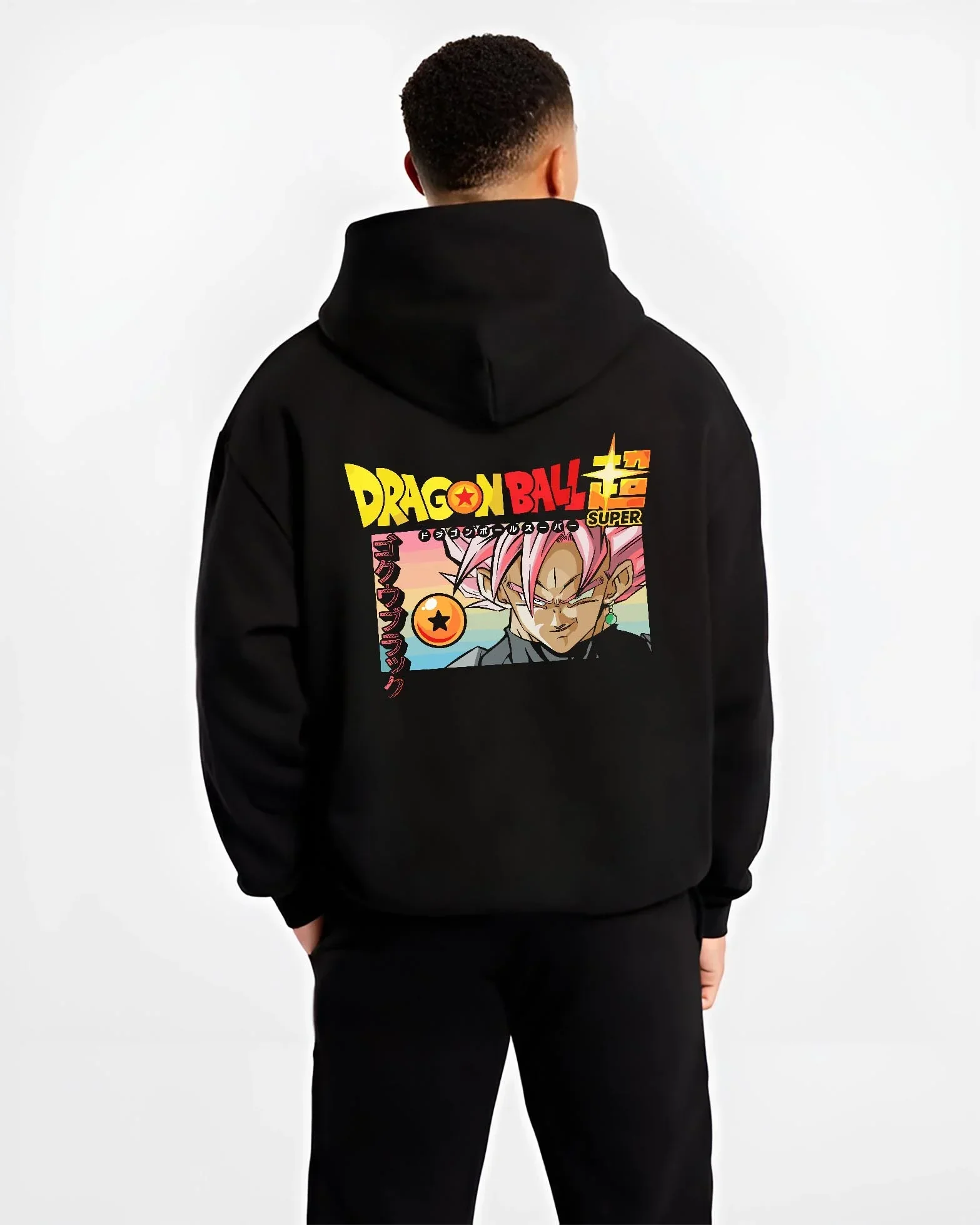 Goku Black Dragon Ball Z Hoodie Super Saiyan Rosé Power - Image 2
