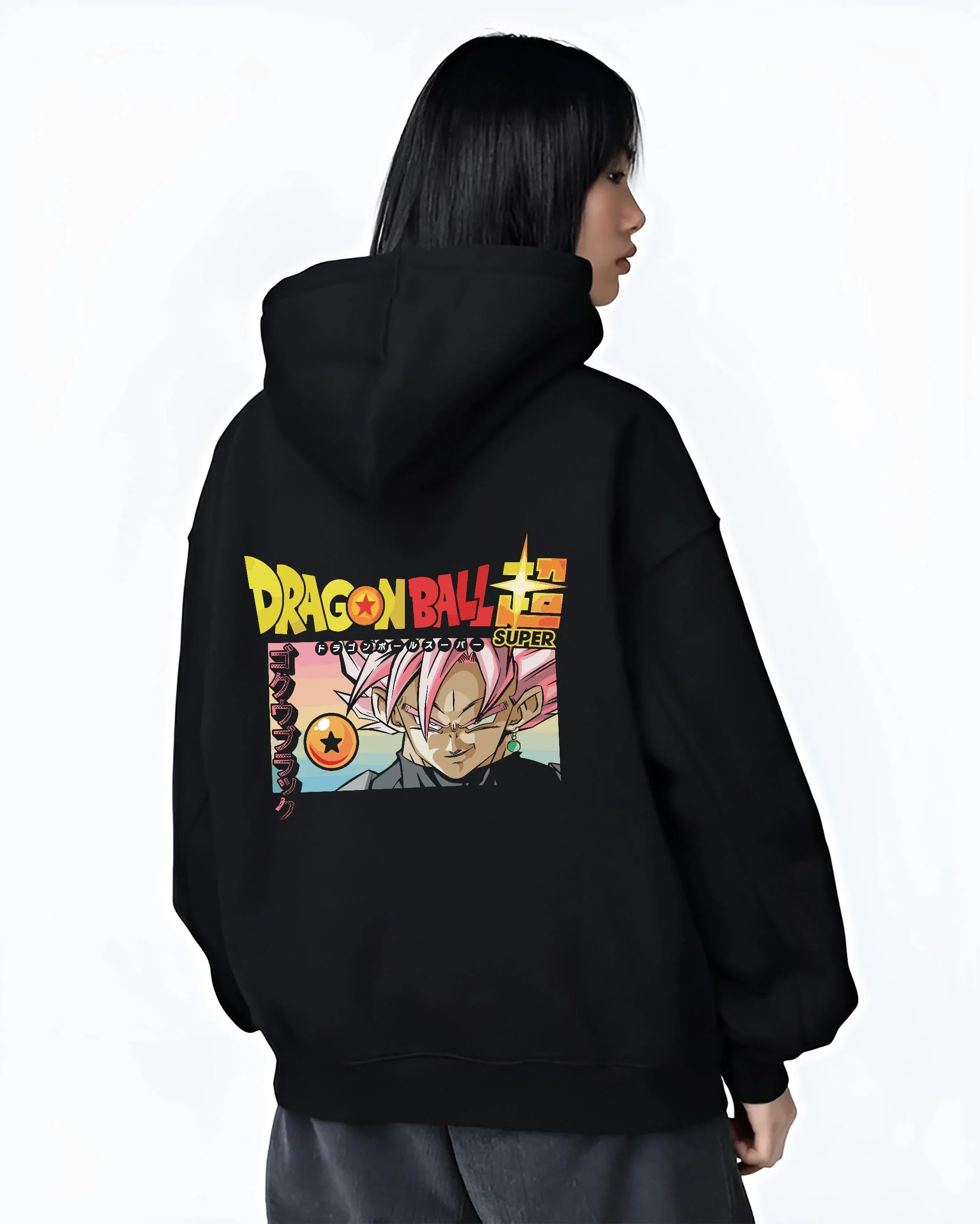 Goku Black Dragon Ball Z Hoodie Super Saiyan Rosé Power - Image 3