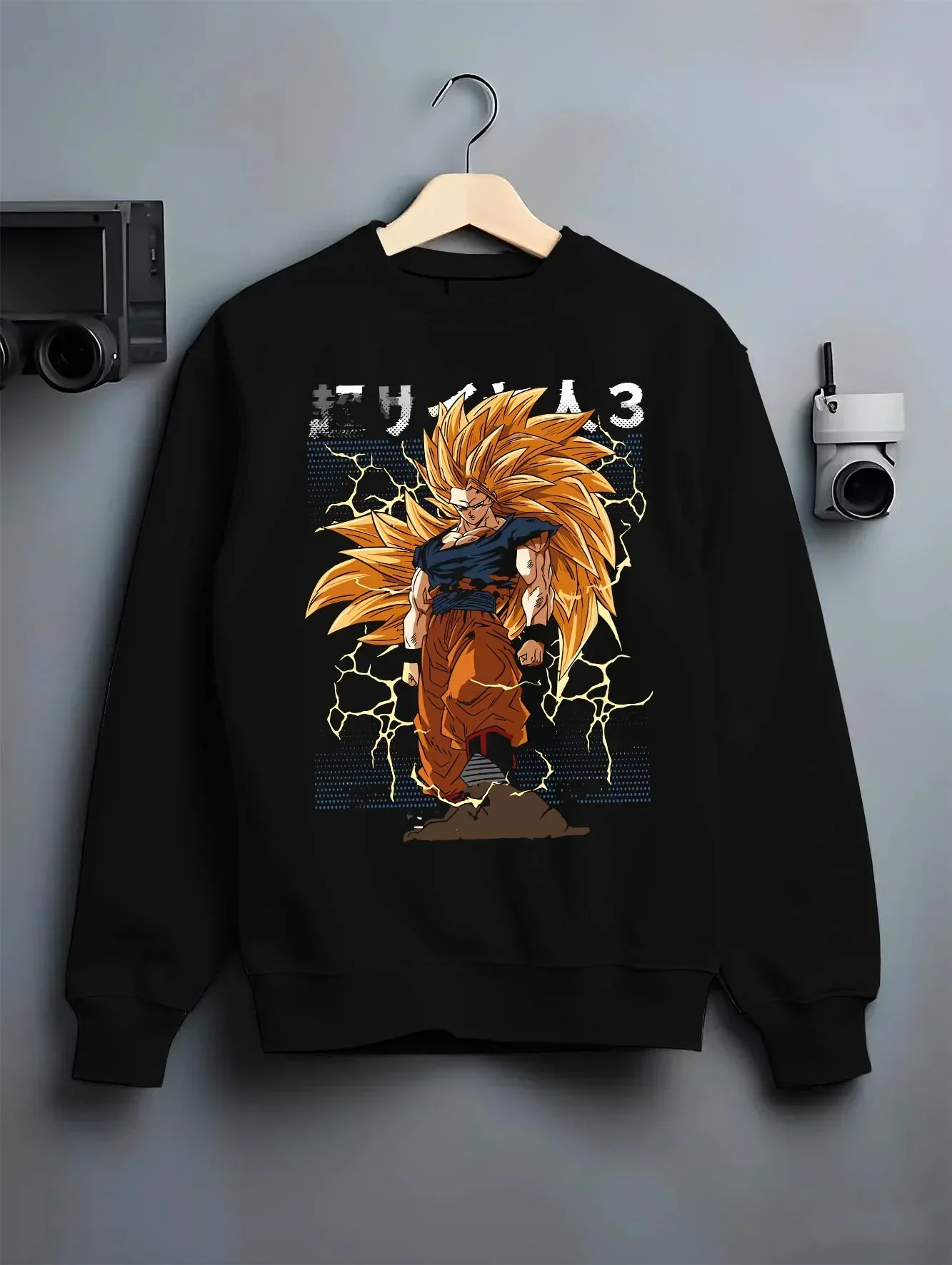 Goku Dragon Ball Z Hoodie Super Saiyan 3 Lightning Aura Power - Image 6