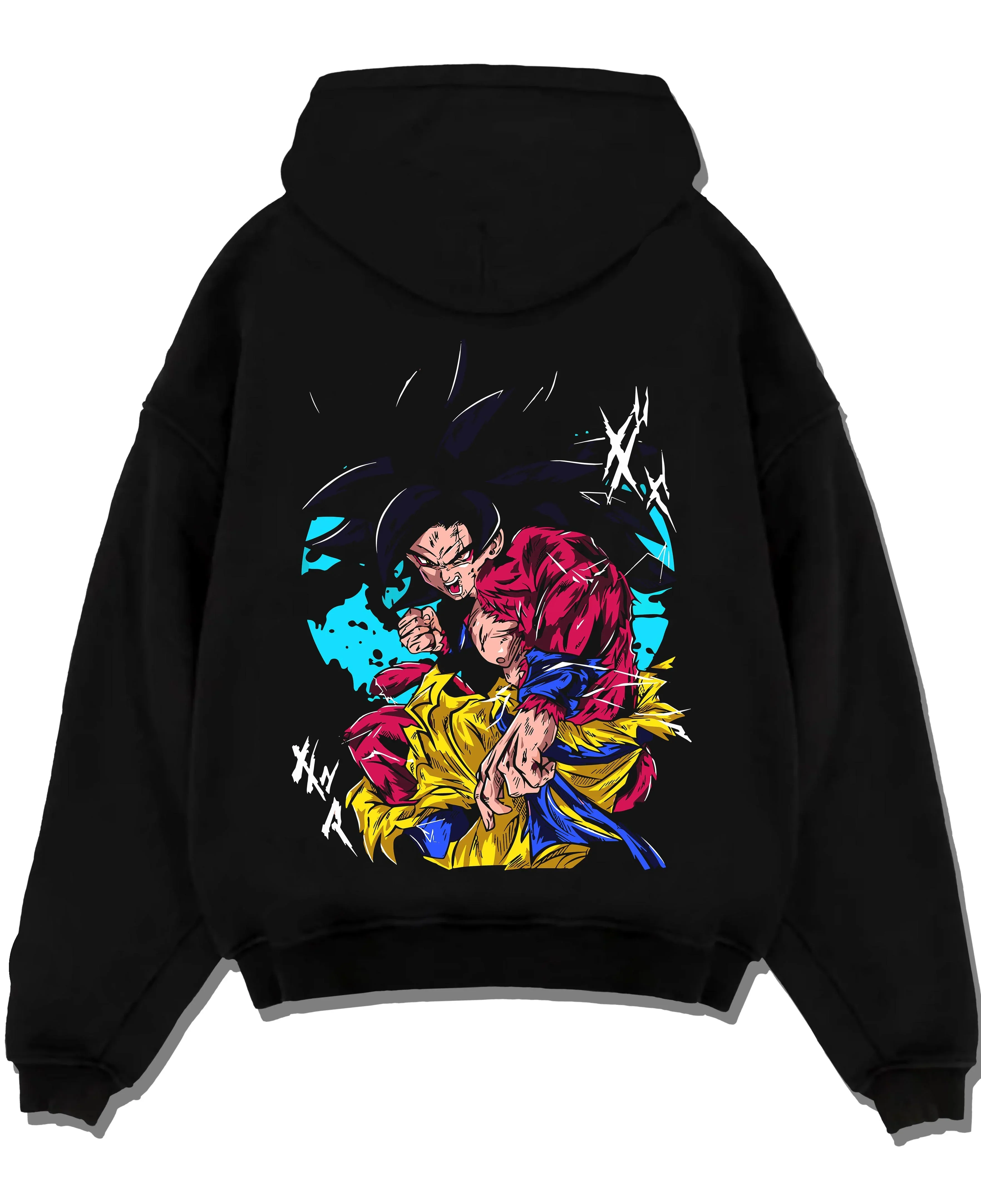 Goku Dragon Ball Z Hoodie Super Saiyan 4 Fierce Roar Clash