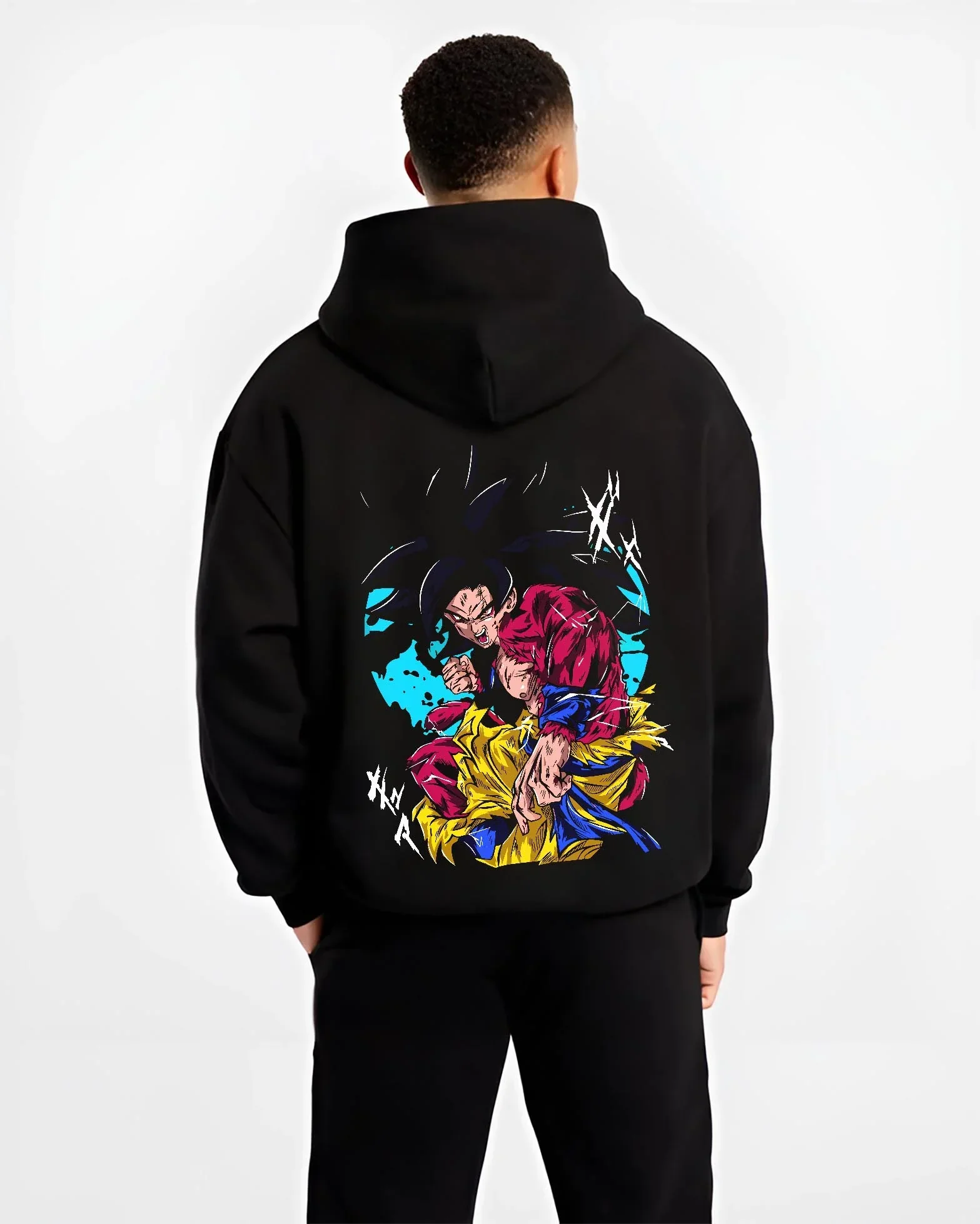 Goku Dragon Ball Z Hoodie Super Saiyan 4 Fierce Roar Clash - Image 2