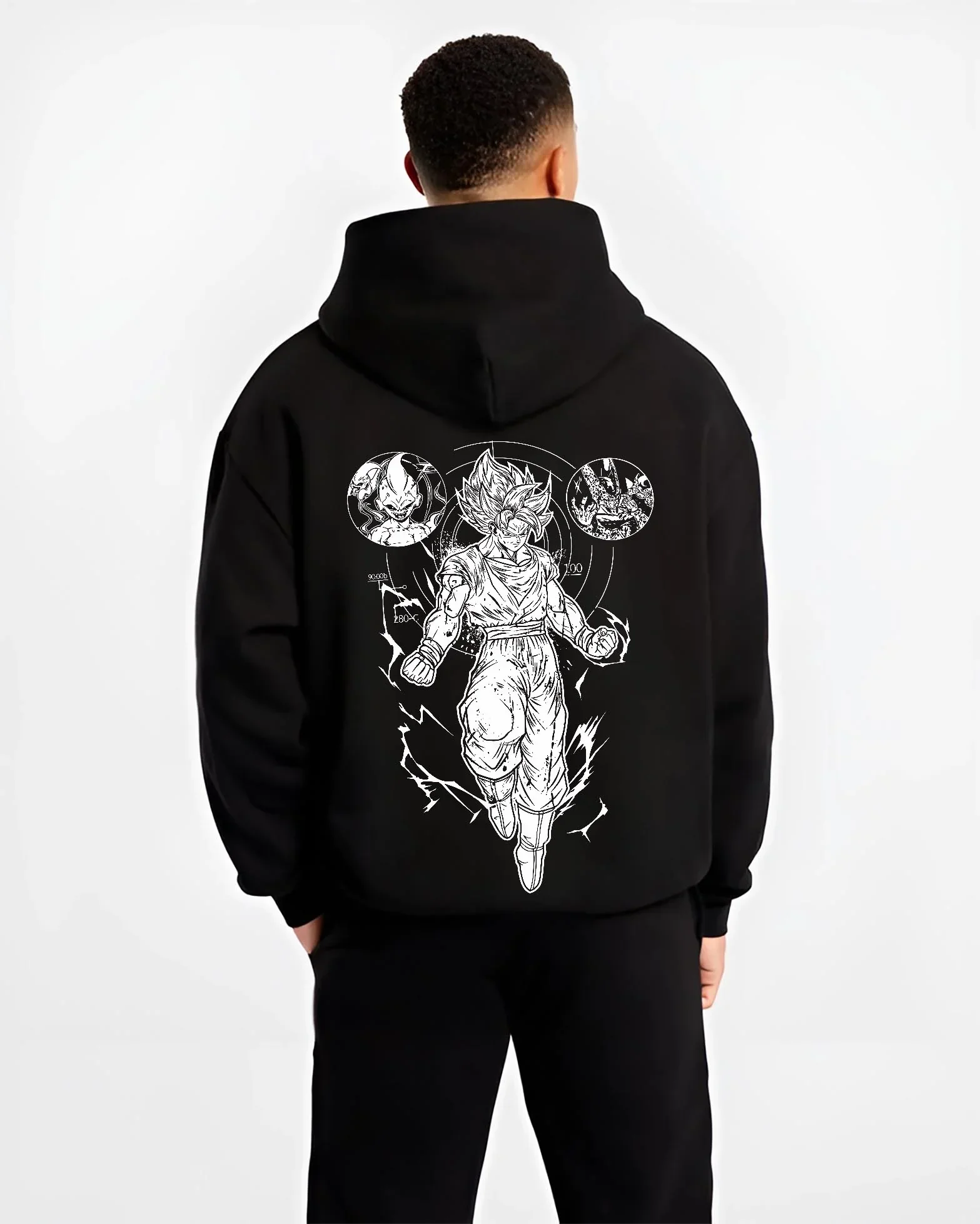 Goku Dragon Ball Z Hoodie Ultra Instinct Burst Aura Strike - Image 2