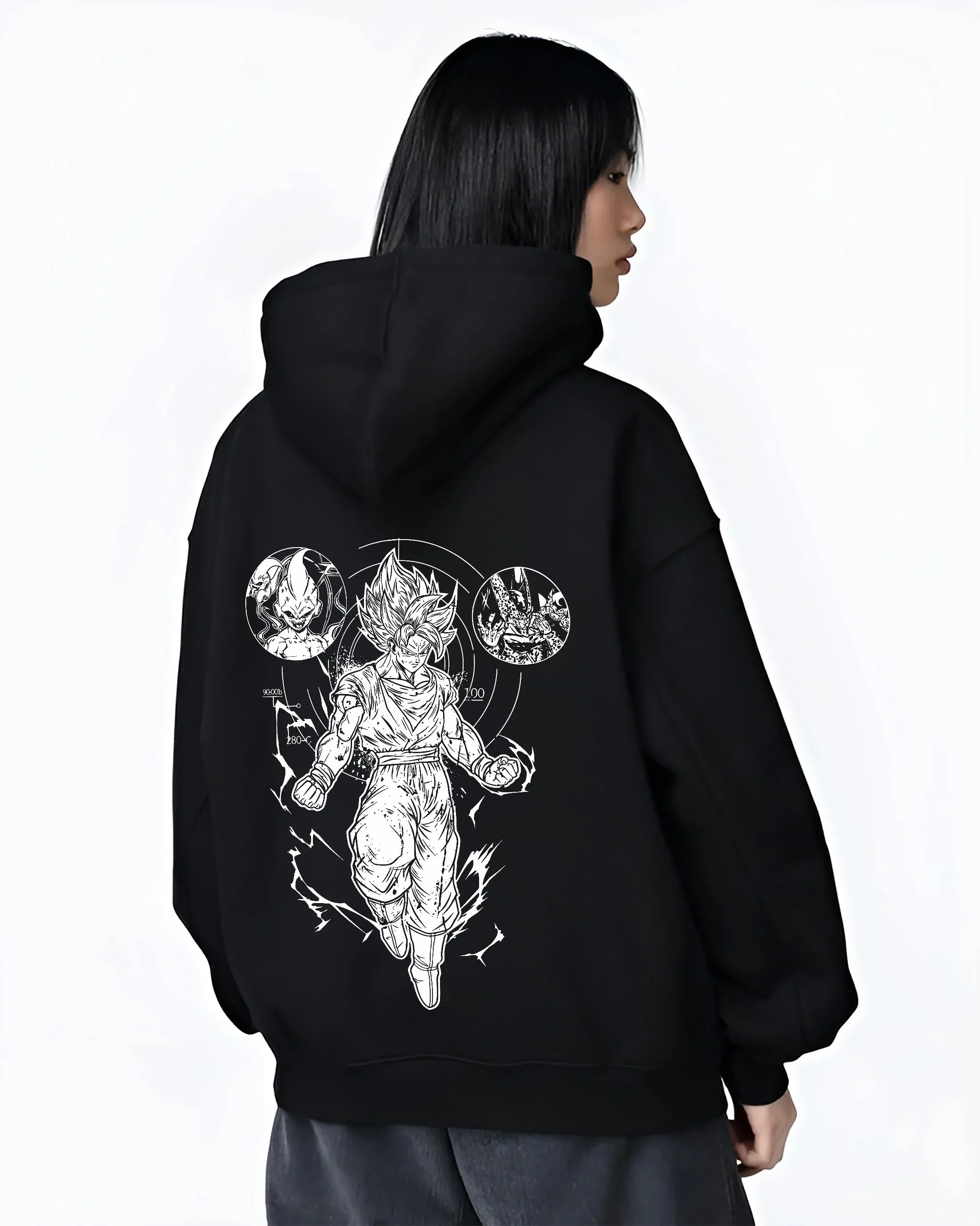 Goku Dragon Ball Z Hoodie Ultra Instinct Burst Aura Strike - Image 3