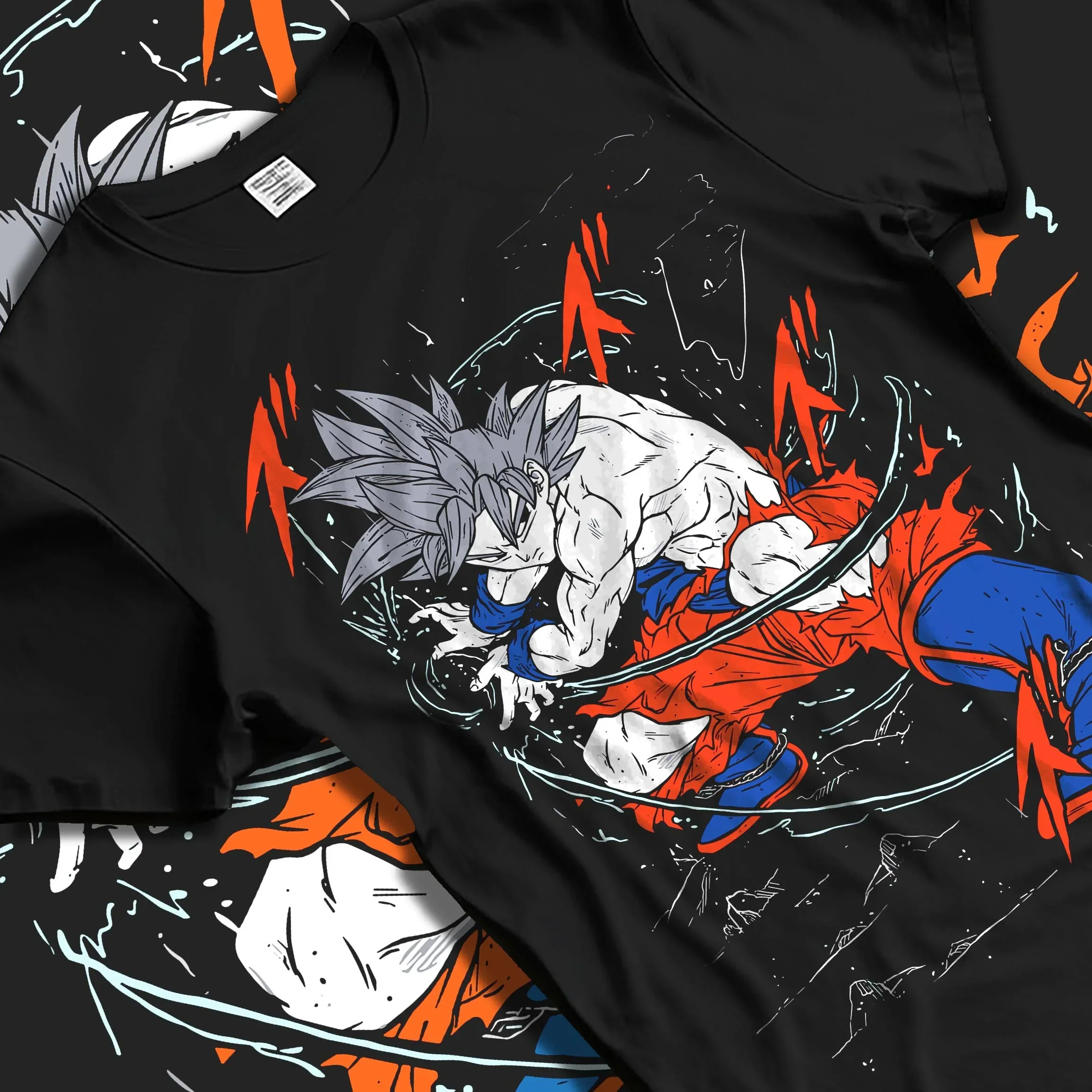 Goku Dragon Ball Z Hoodie Ultra Instinct Silver Glow Form - Image 5