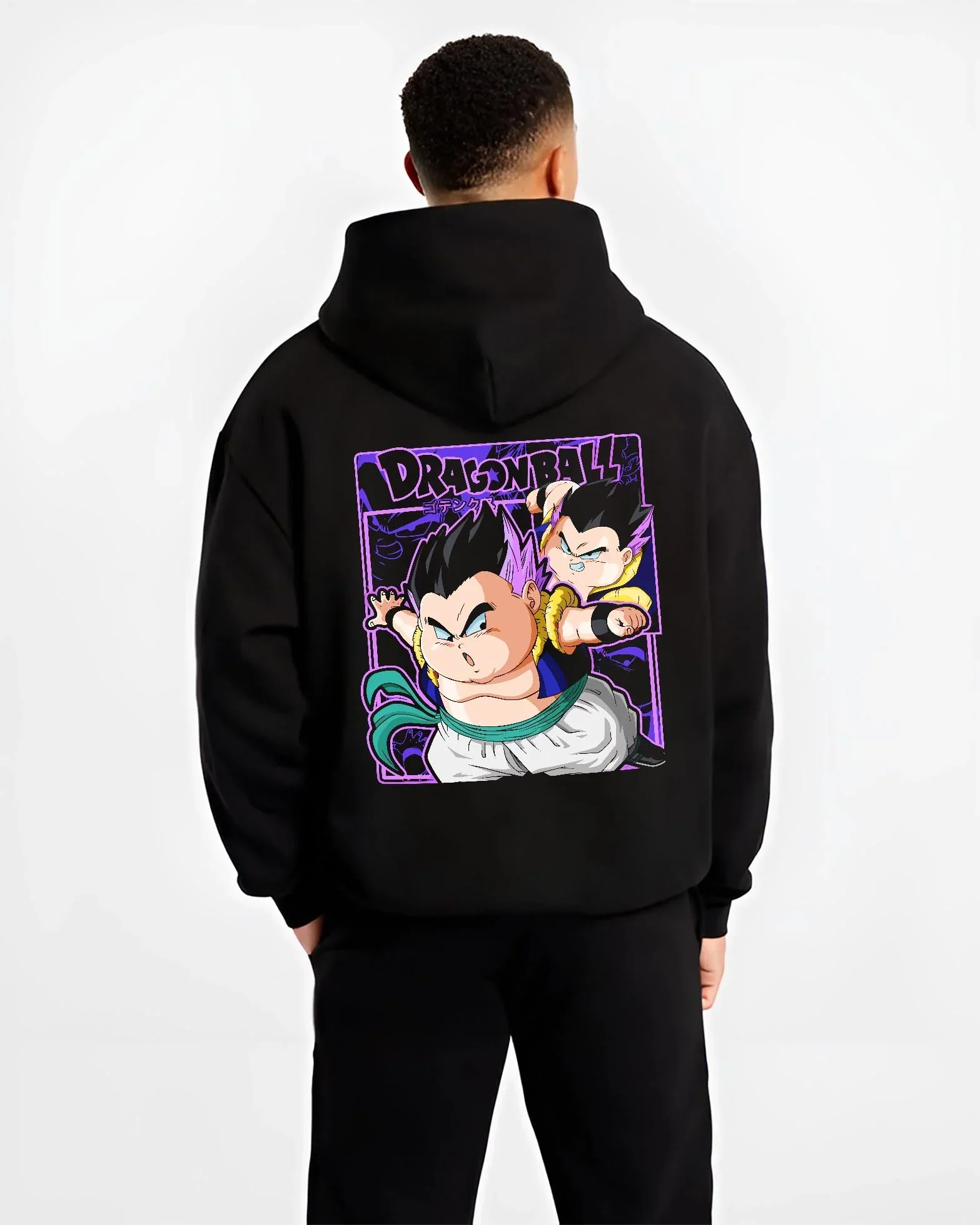 Goten Trunks Dragon Ball Z Hoodie Fusion Dance Pose - Image 2