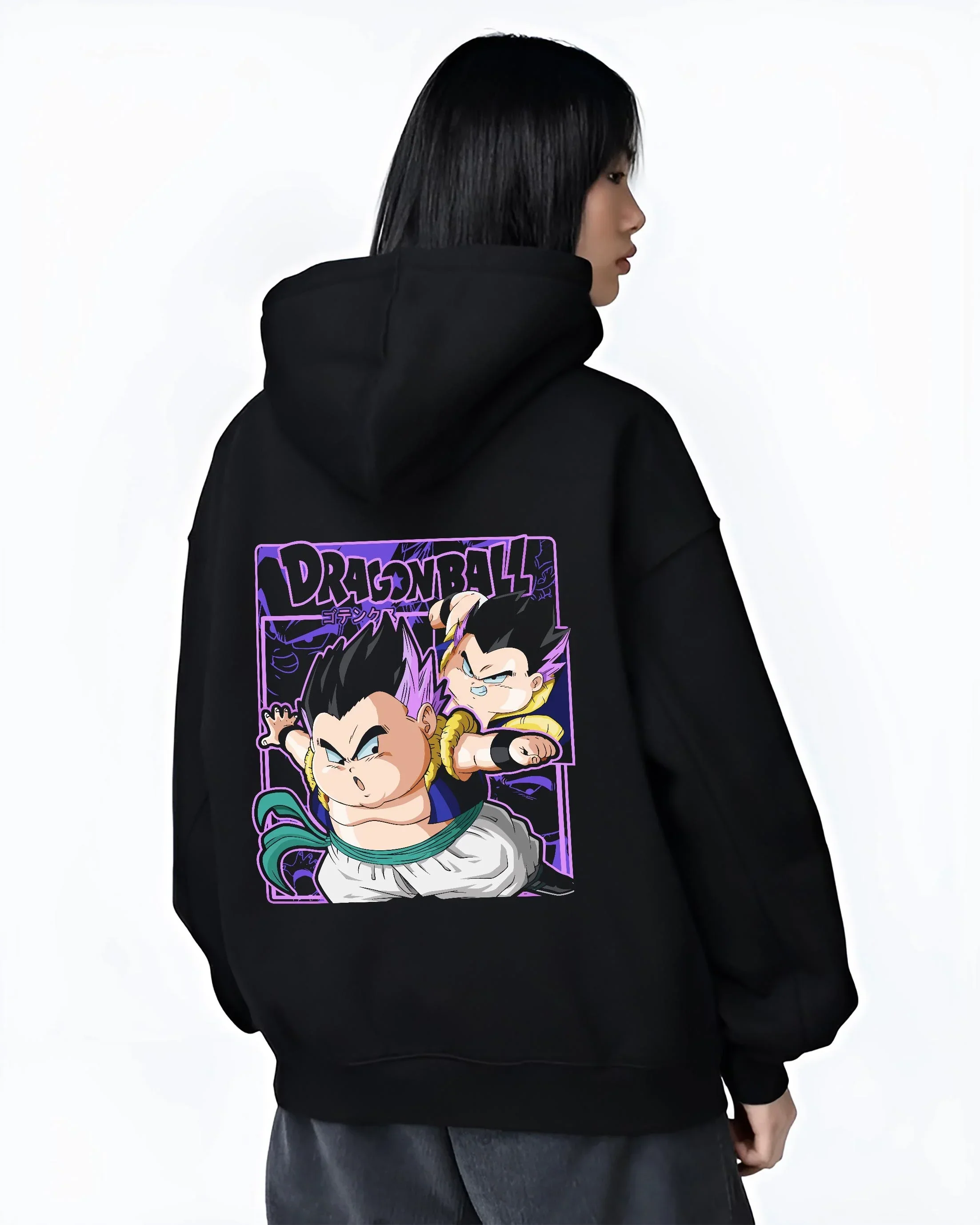 Goten Trunks Dragon Ball Z Hoodie Fusion Dance Pose - Image 3