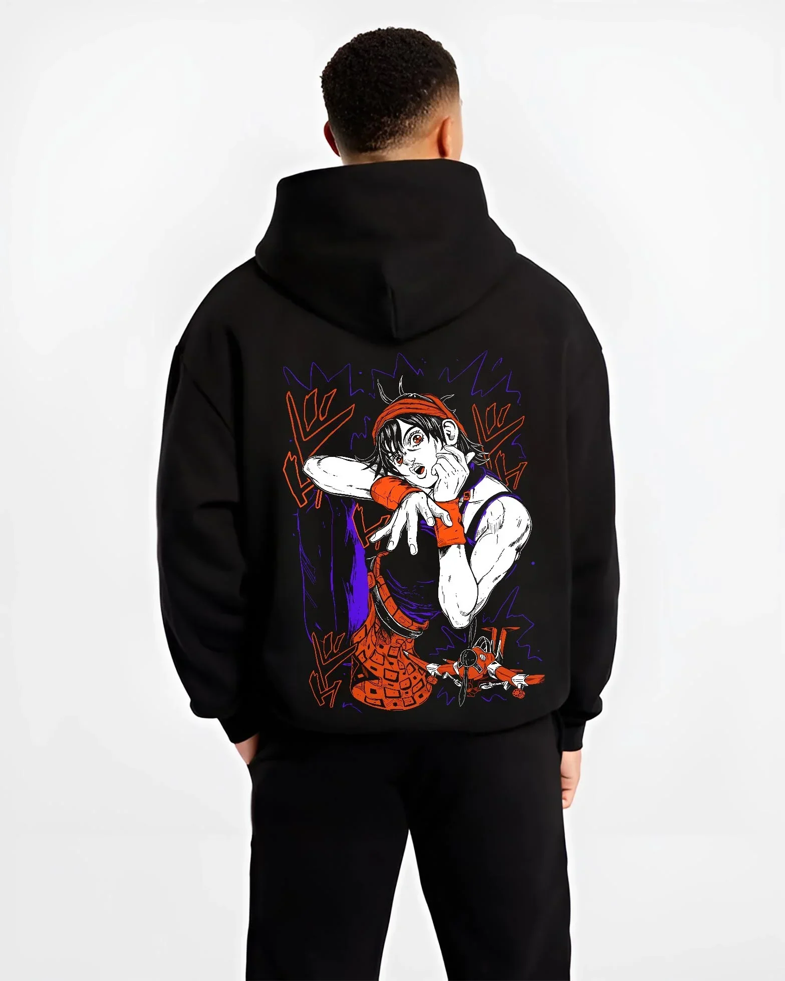 Guido Mista Hoodie JoJo’s Bizarre Adventure Stand Bullet - Image 2