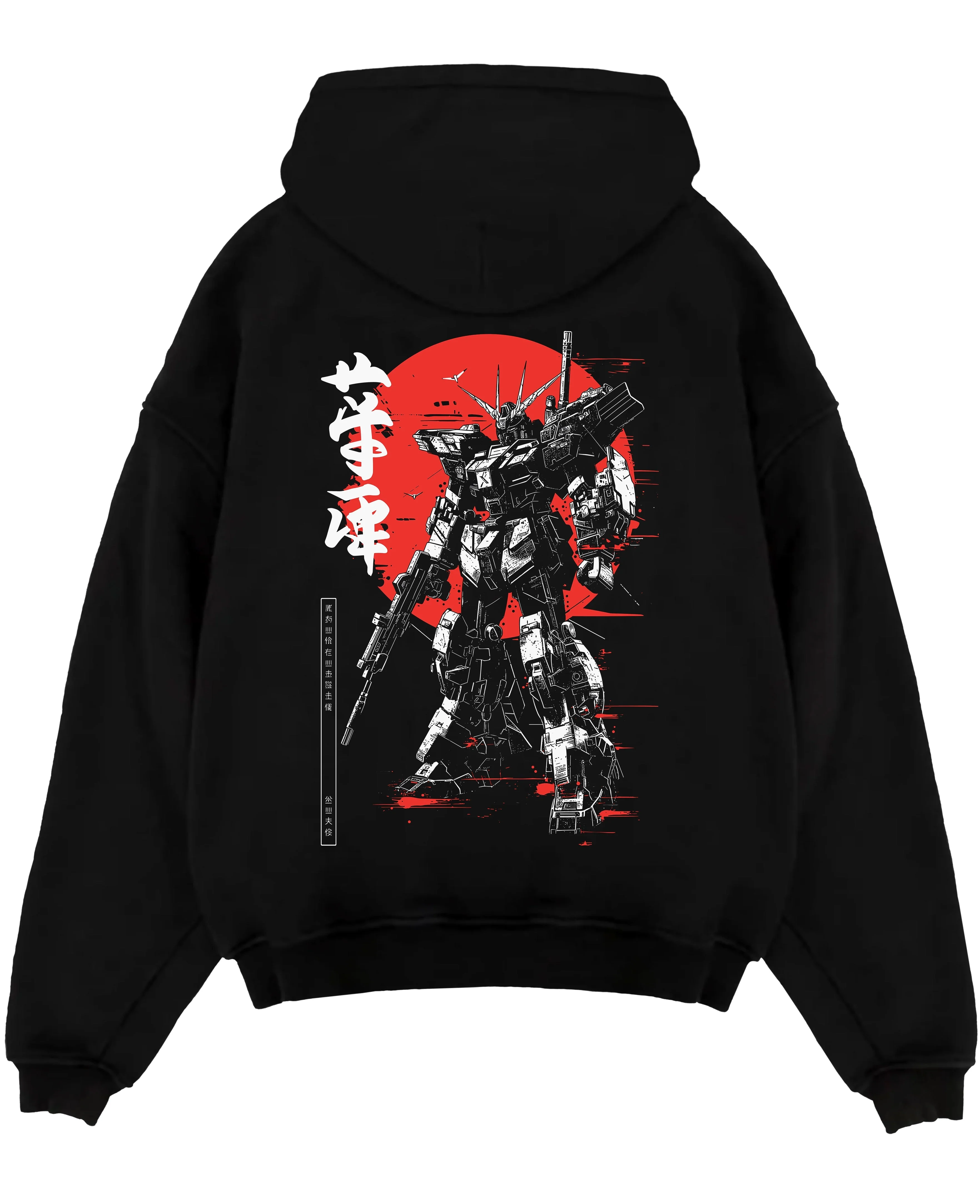 RX-78-2 Gundam Mobile Suit Gundam Retro Red Moon Hoodie