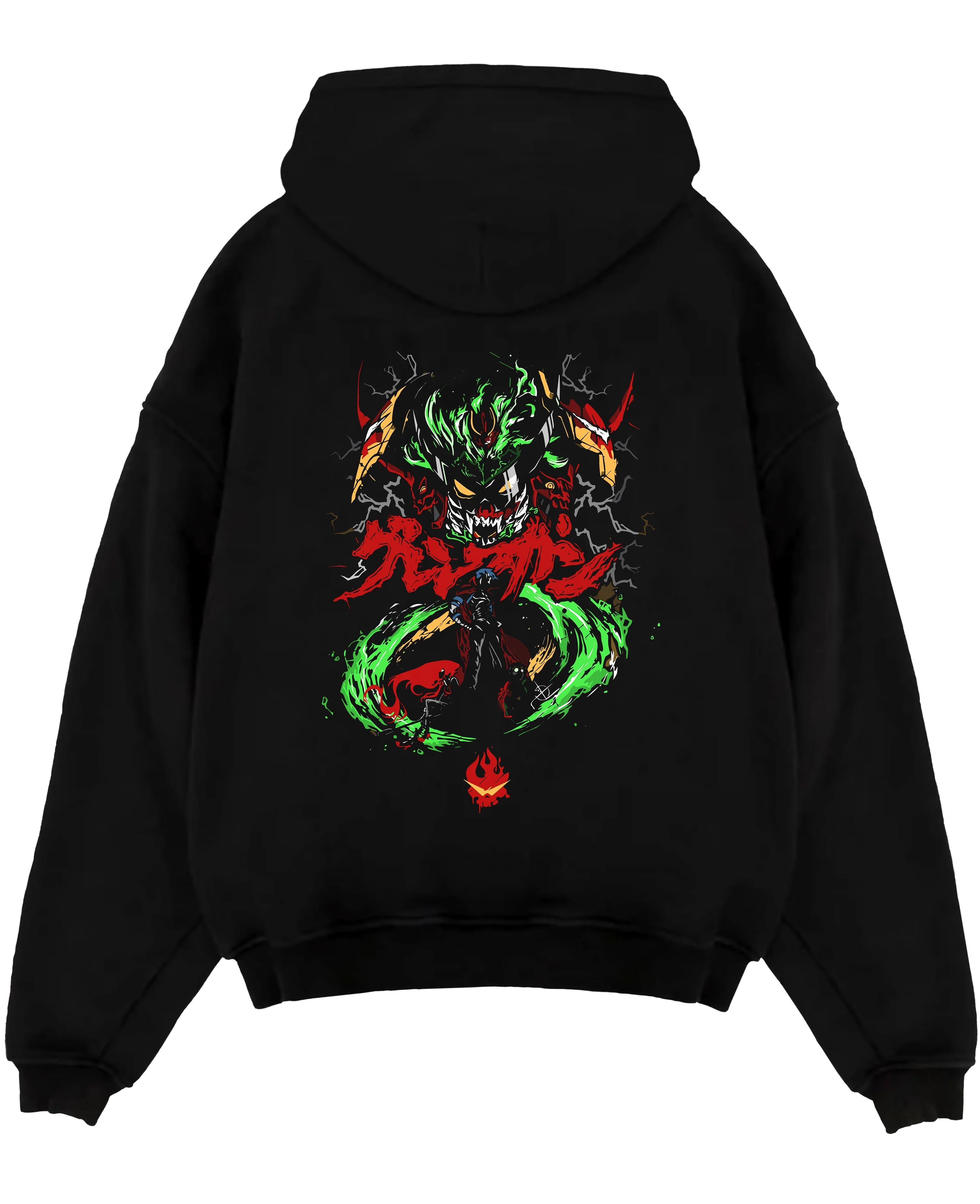 Gurren Lagann Mecha Spiral Emblem Streetwear Hoodie