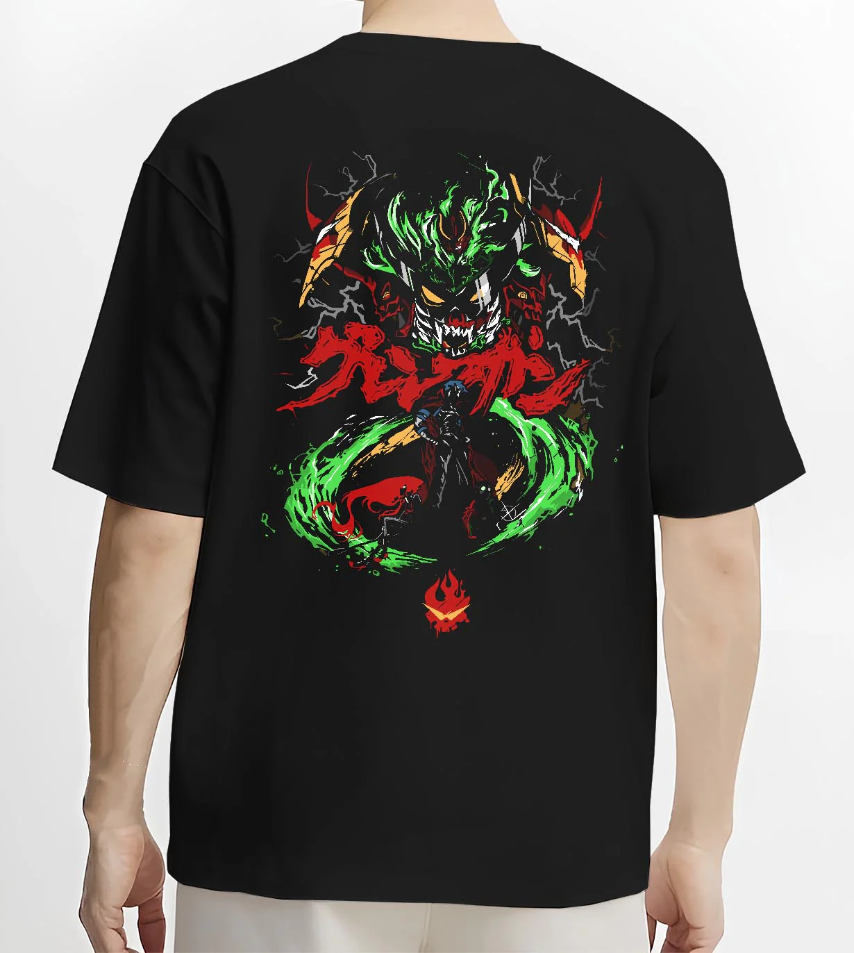 Gurren Lagann Mecha Spiral Emblem Streetwear Hoodie - Image 4