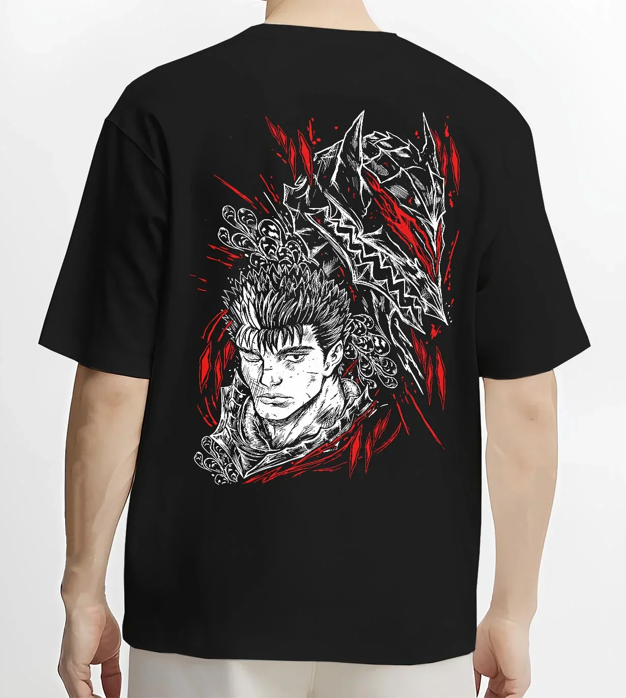 Guts Berserk Hoodie Wolf Knight Dark Swordsman Anime - Image 4