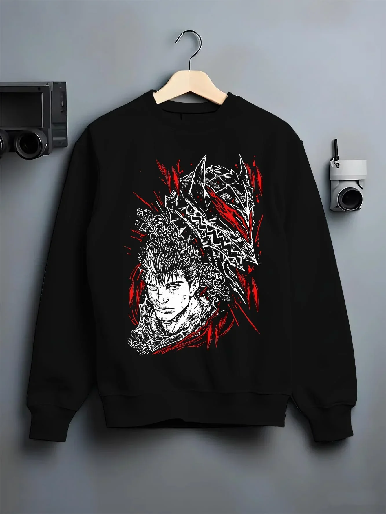 Guts Berserk Hoodie Wolf Knight Dark Swordsman Anime - Image 6
