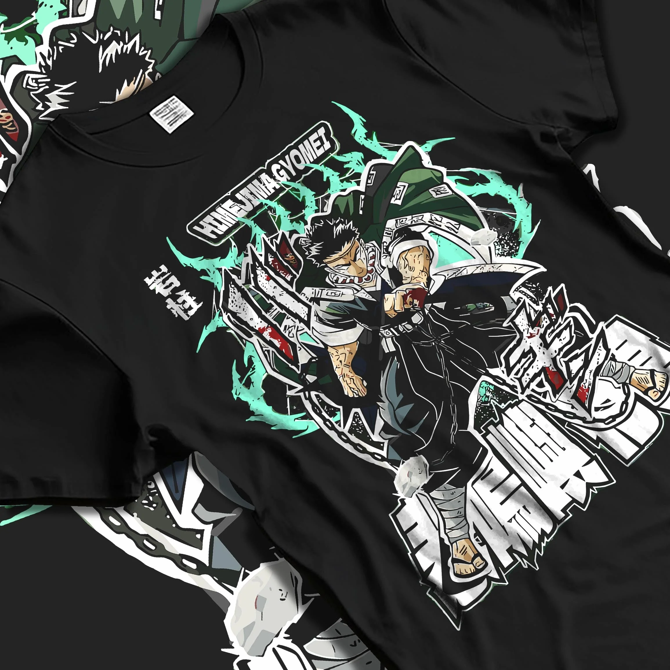Gyomei Himejima Demon Slayer Stone Breathing Hoodie - Image 5