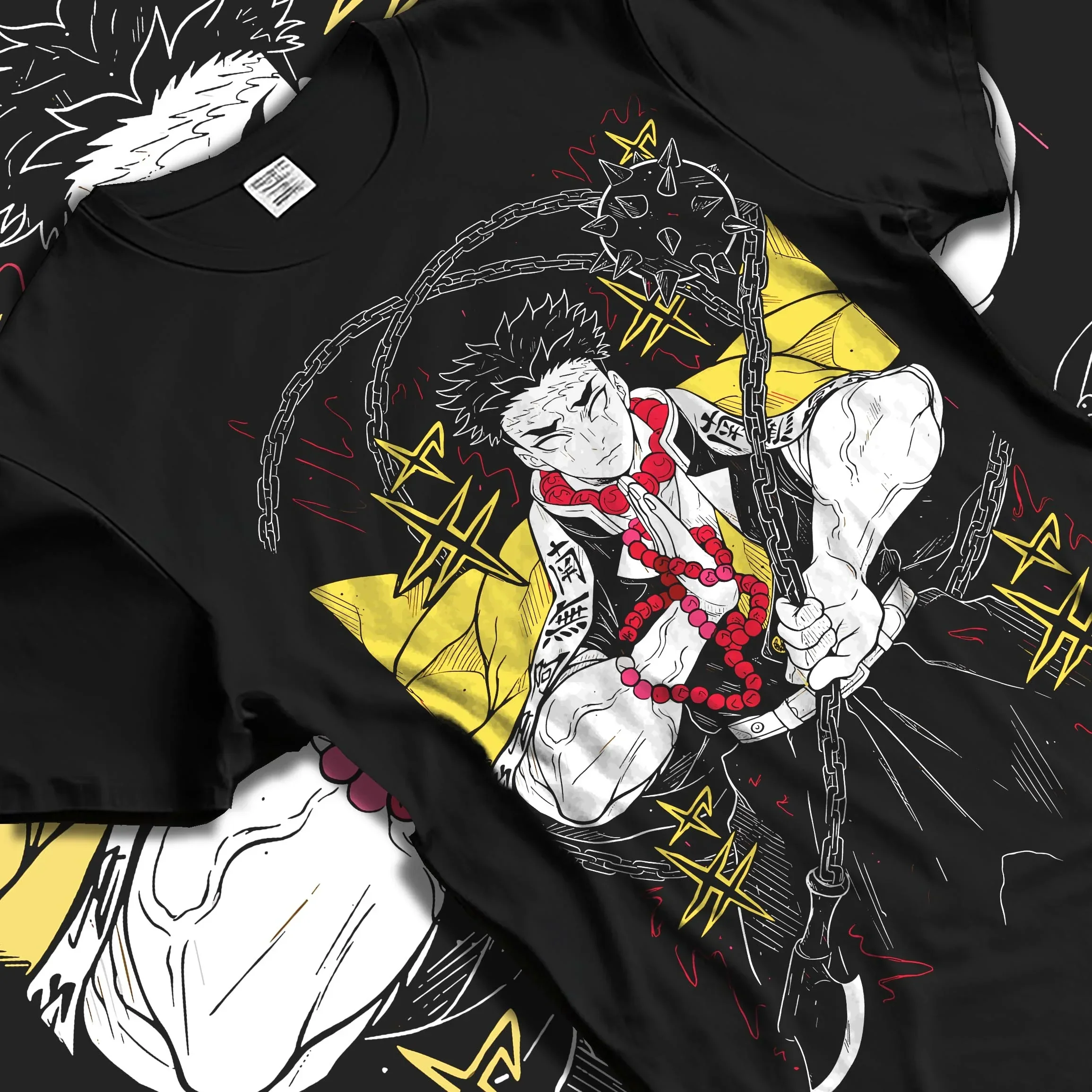 Gyomei Himejima Hoodie Demon Slayer Prayer Pose - Image 5