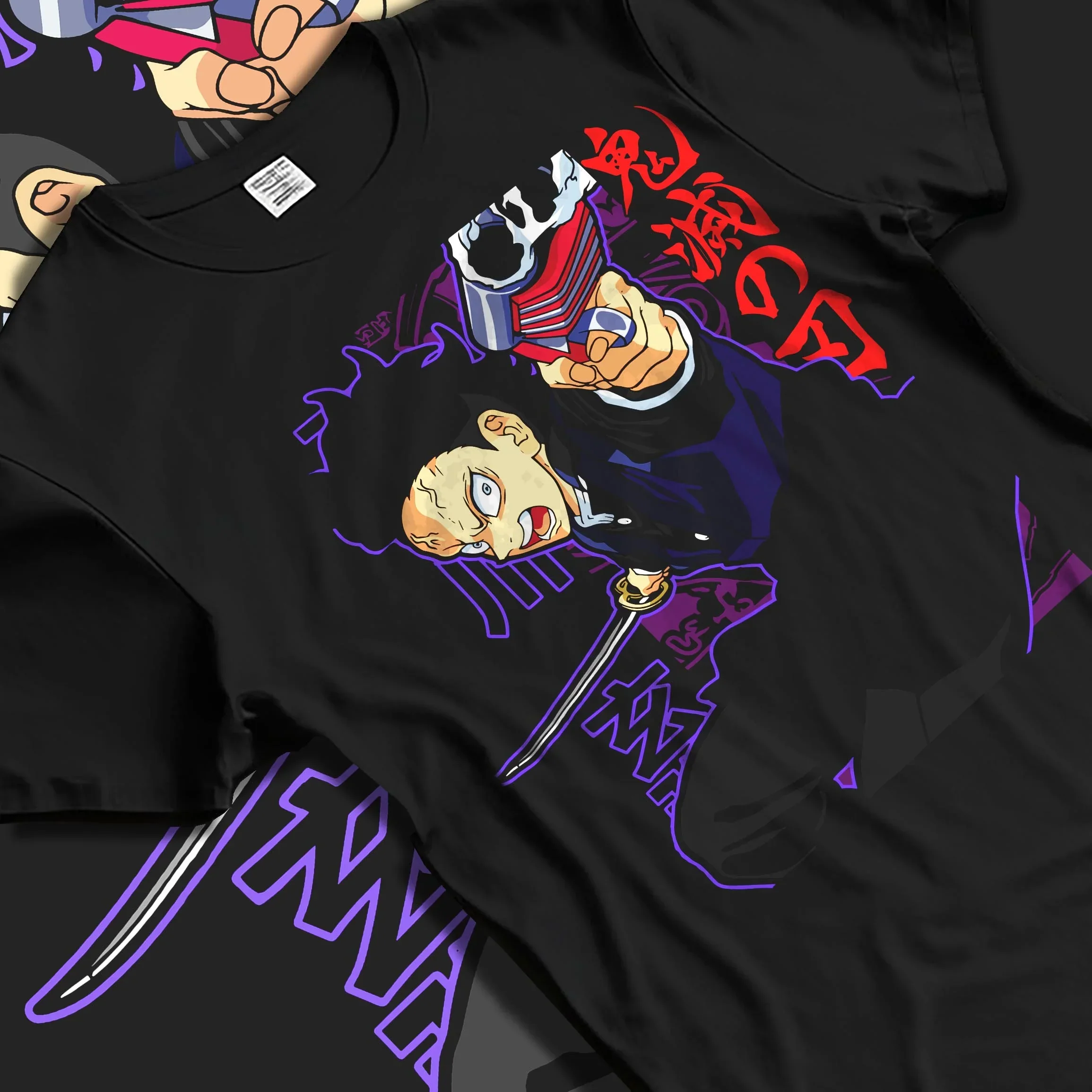 Gyomei Himejima Demon Slayer Hoodie Stone Form - Image 5