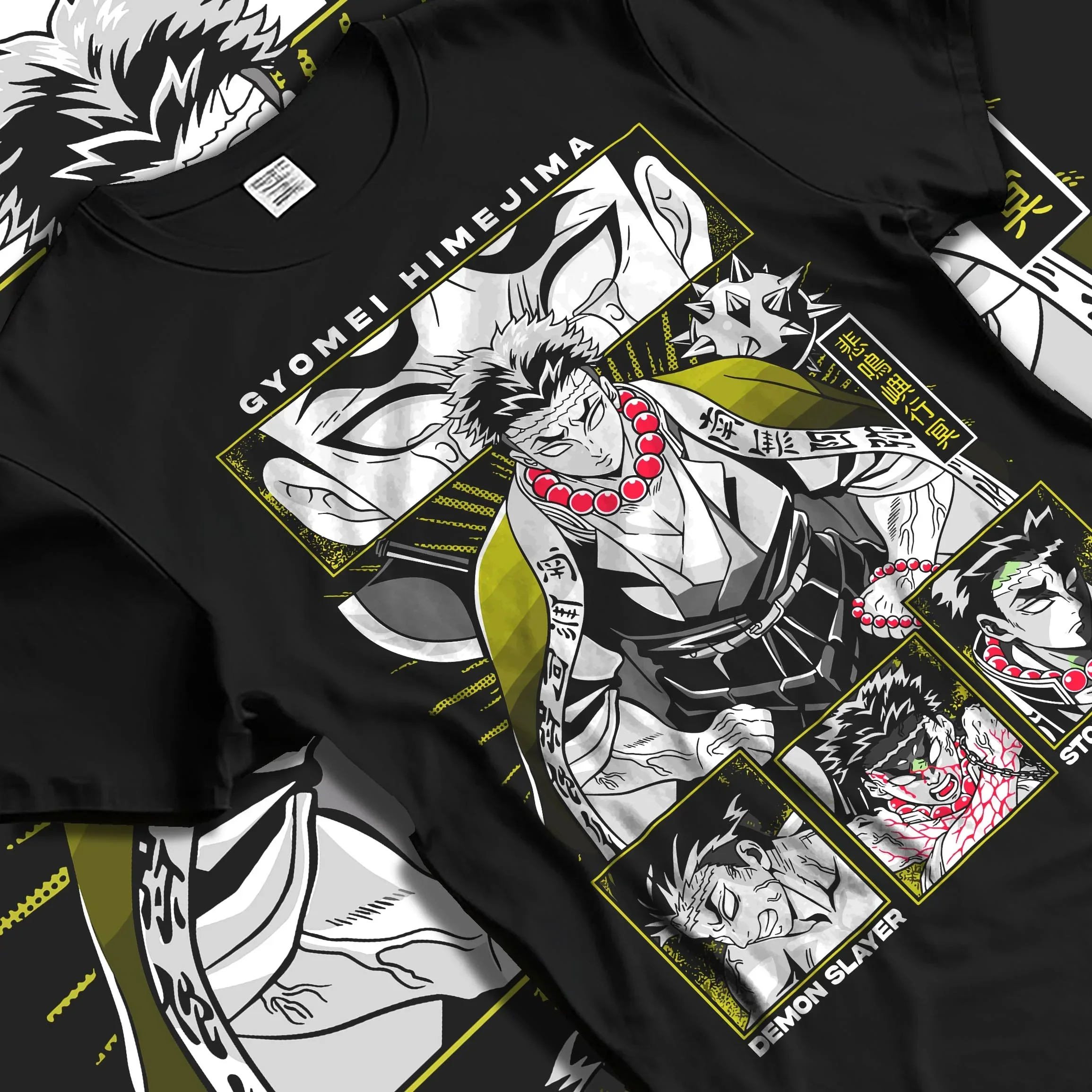 Gyomei Himejima Kimetsu no Yaiba Hoodie Stone Hashira - Image 5