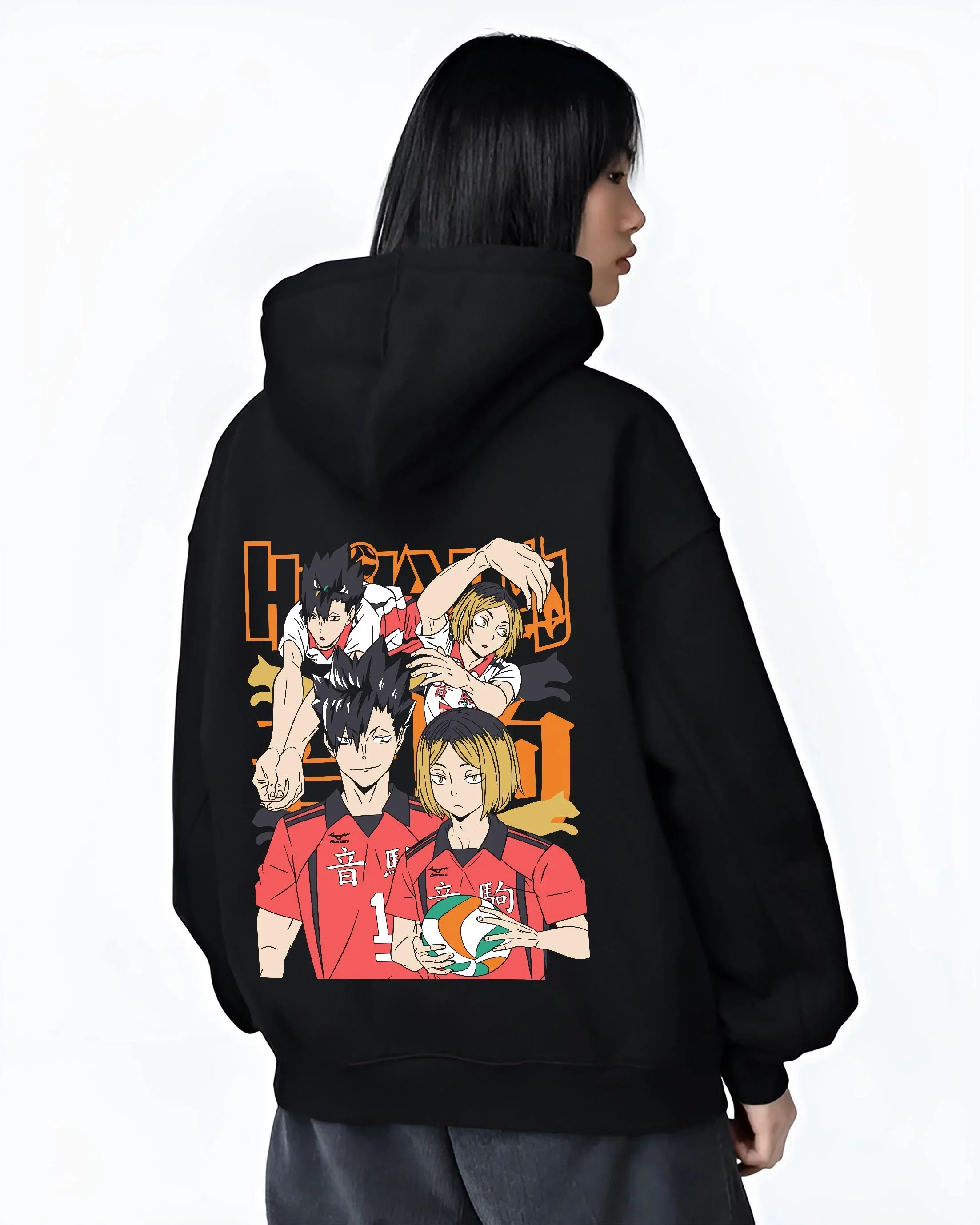 Haikyuu Hoodie Nekoma vs Karasuno Rival Jumper - Image 3