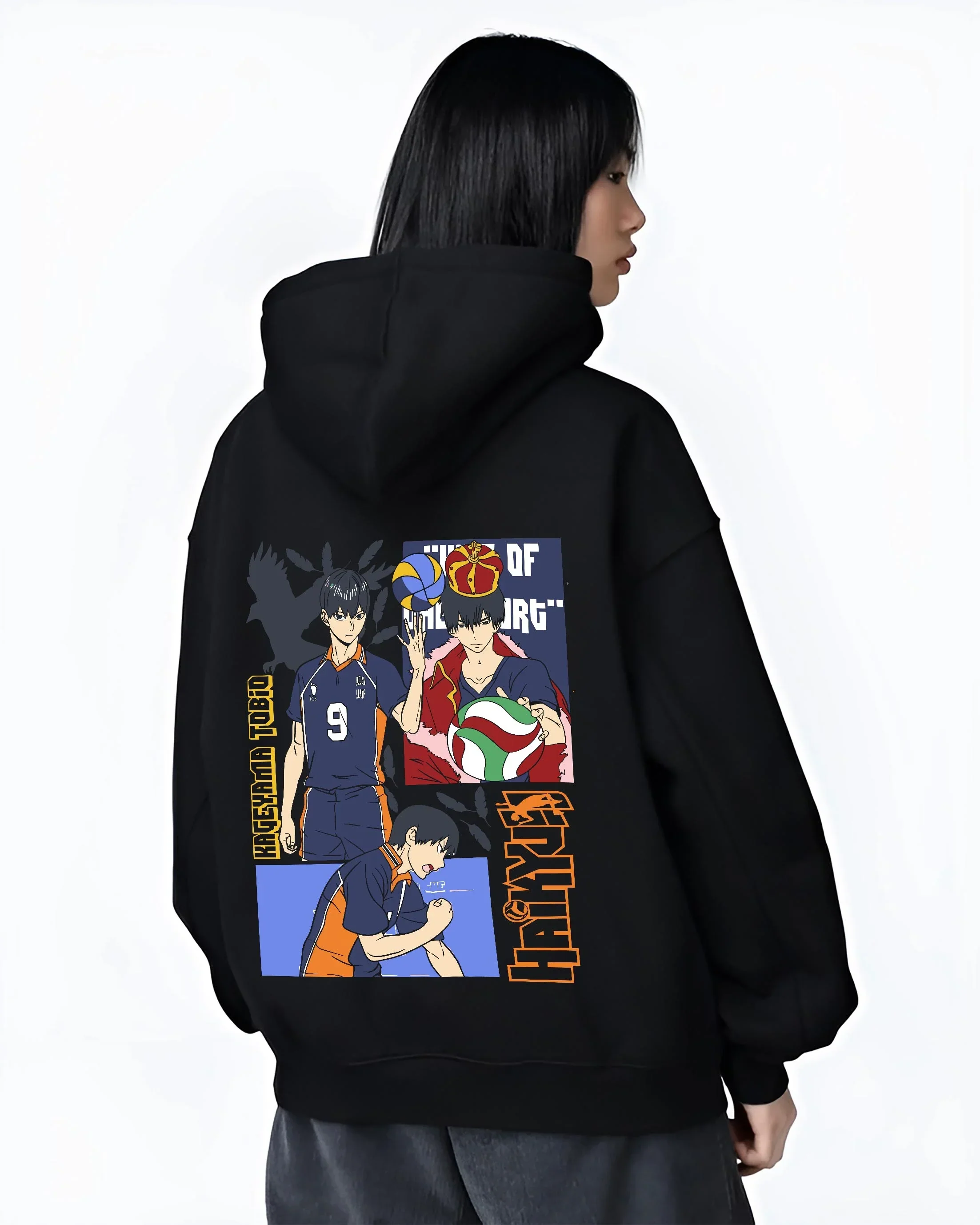 Haikyuu Hoodie Tobio Kageyama Karasuno Club Jumper - Image 3