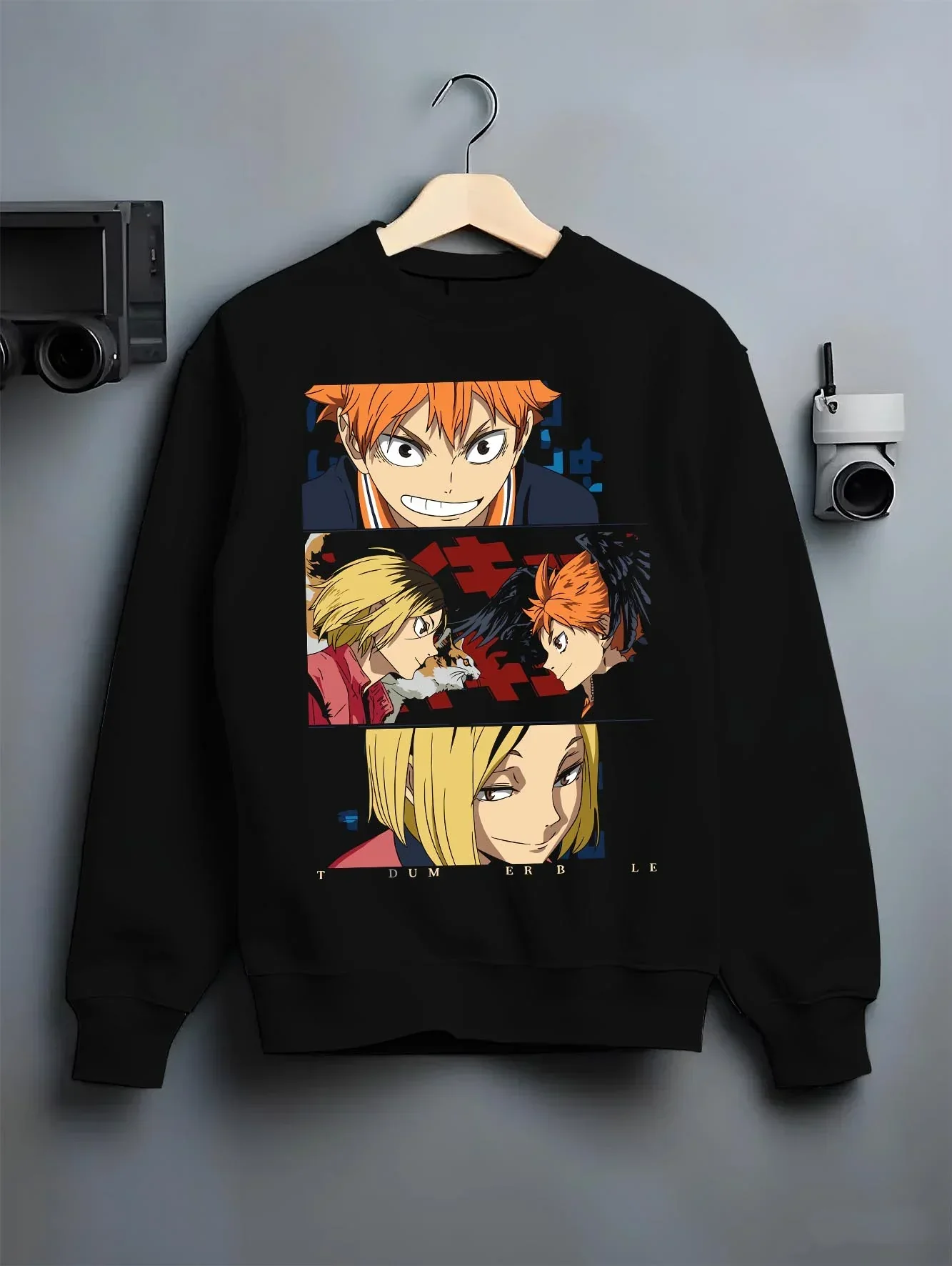 Haikyuu Hoodie Shoyo Hinata Confident Look Jumper - Image 6