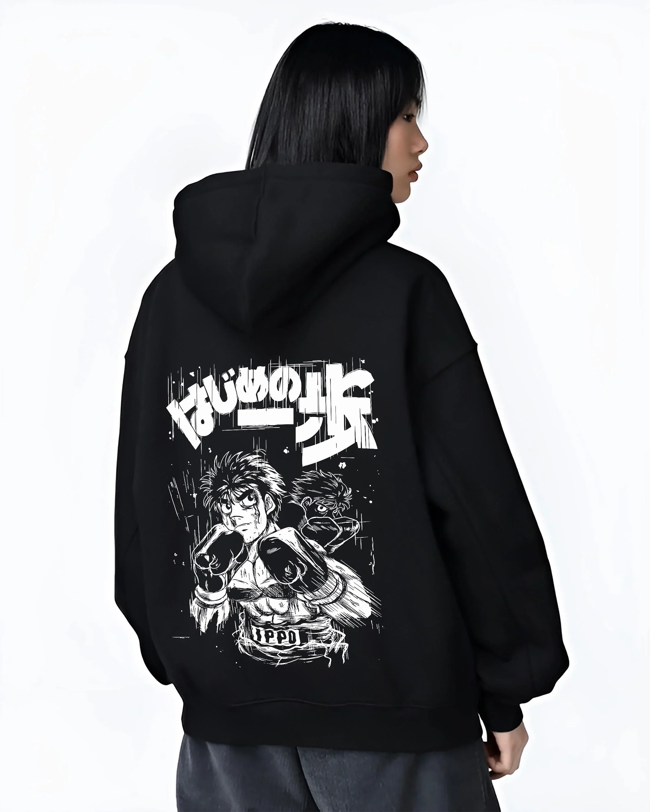 Hajime no Ippo Hoodie Ippo Makunouchi Fighting Spirit - Image 3