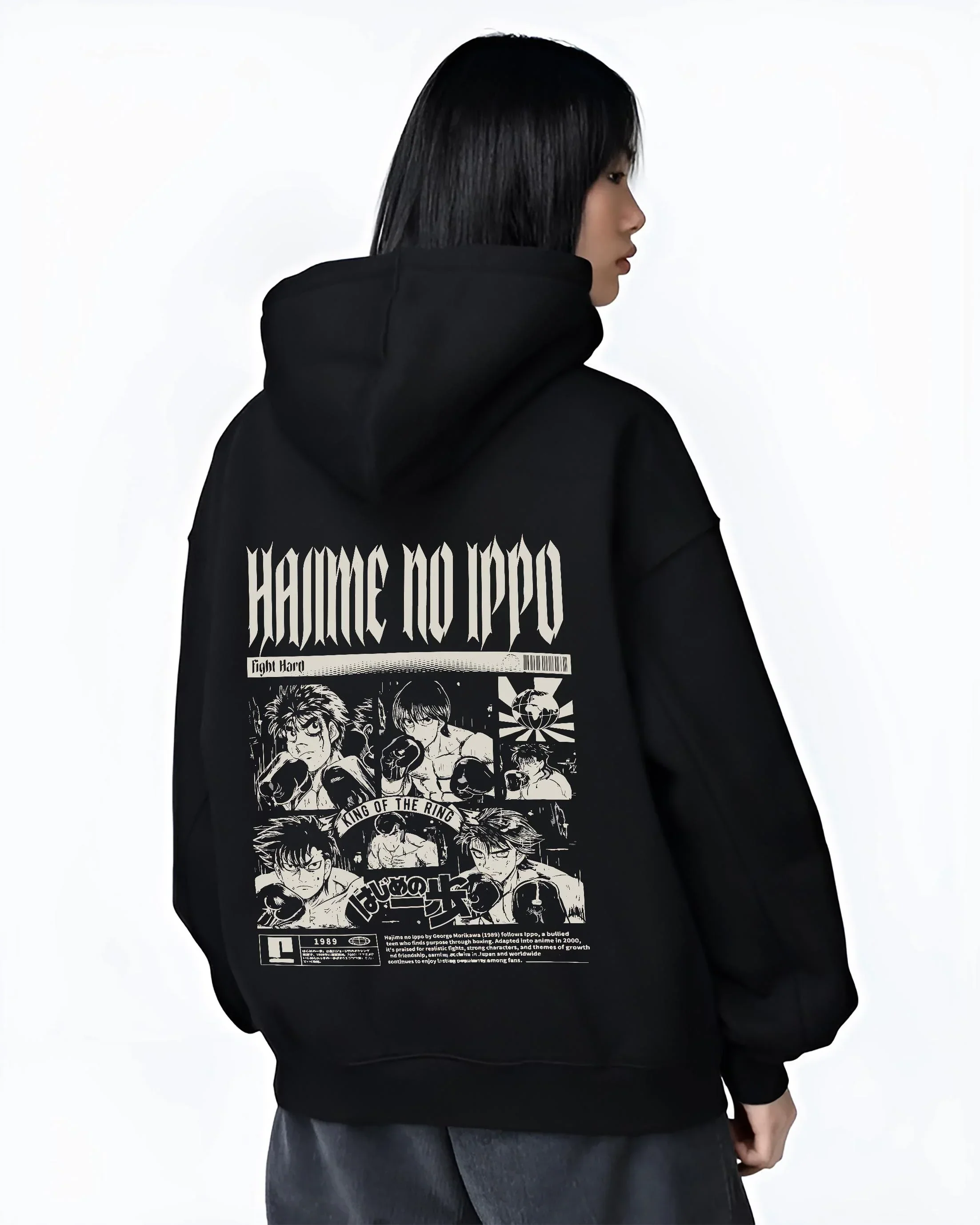 Hajime no Ippo Hoodie Ippo Makunouchi Champion Jumper - Image 3