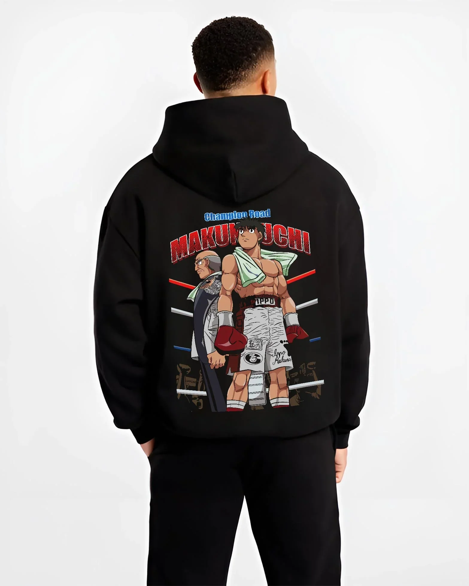 Hajime no Ippo Hoodie Ippo Makunouchi Training Jumper - Image 2
