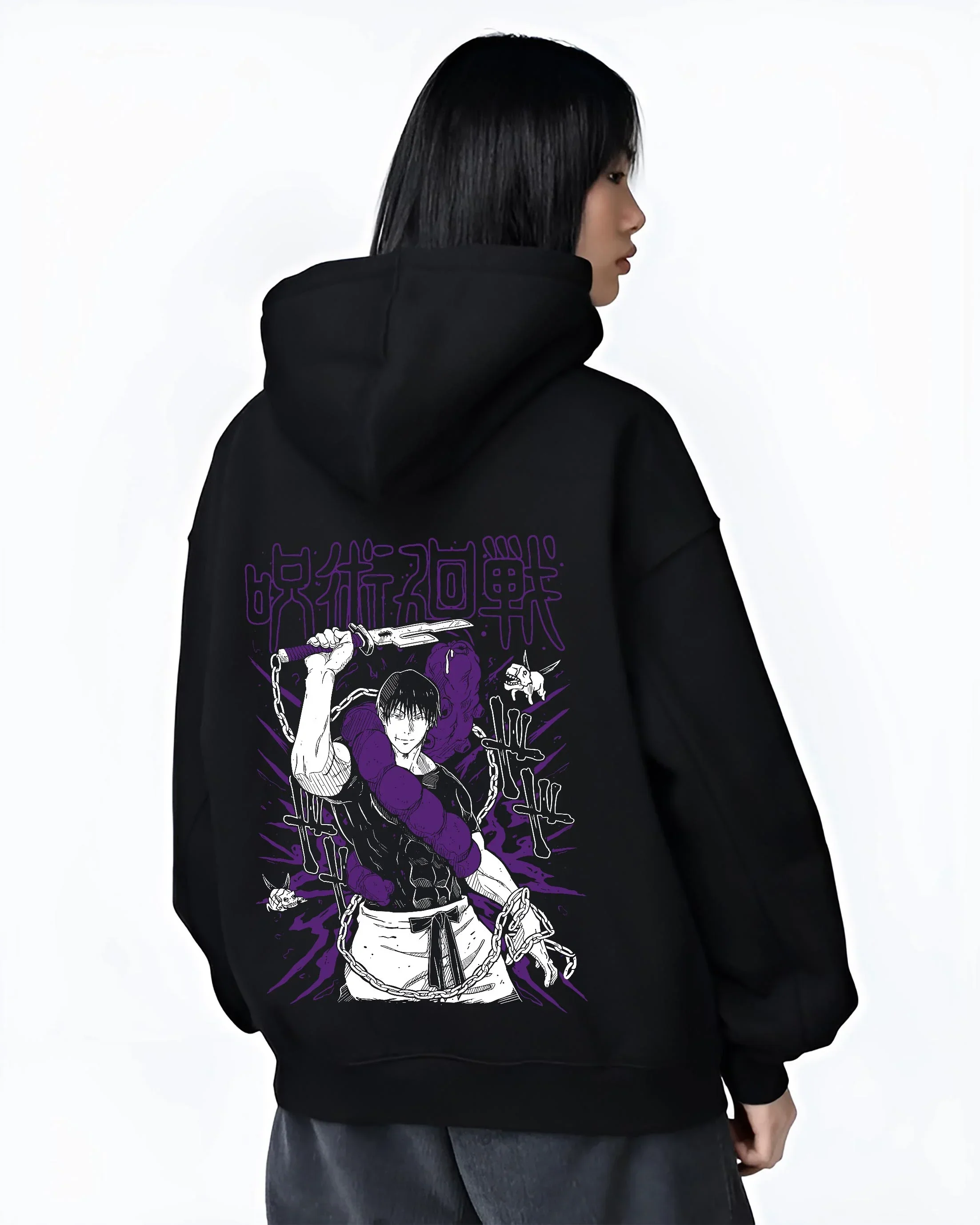 Hanami Jujutsu Kaisen Hoodie Cursed Spirit Fighter - Image 3