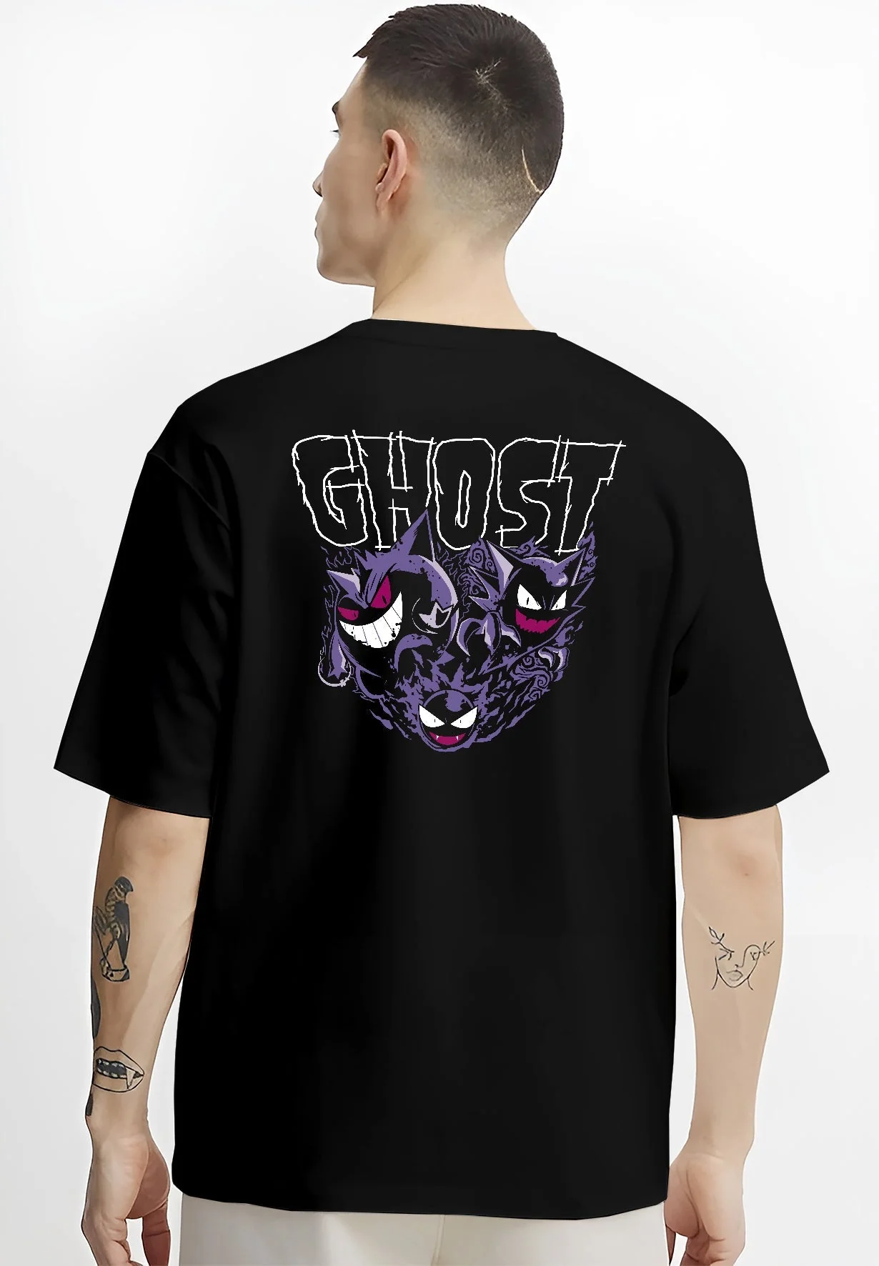 Haunter & Gengar Pokémon Hoodie – Shadow Duo Streetwear - Image 4