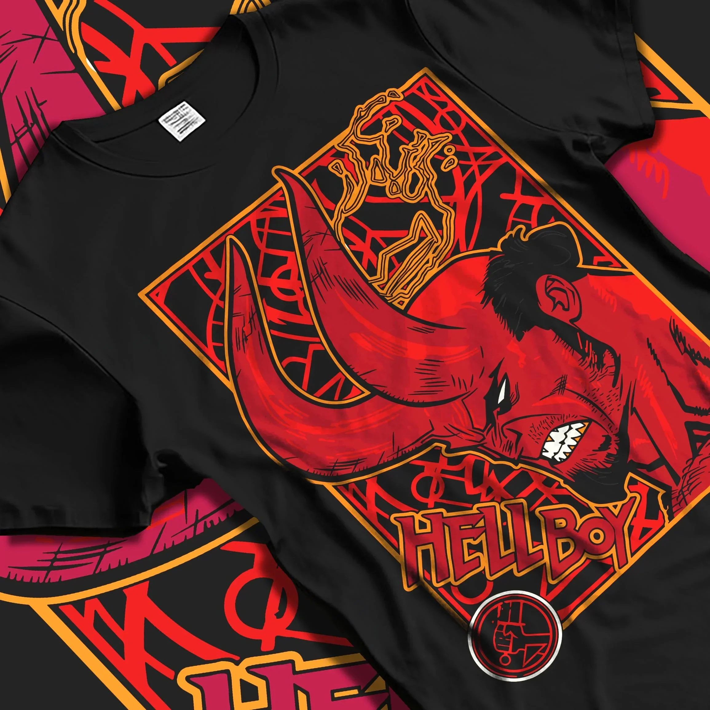 Hellboy Hoodie Classic Comic Dark Hero Jumper - Image 5