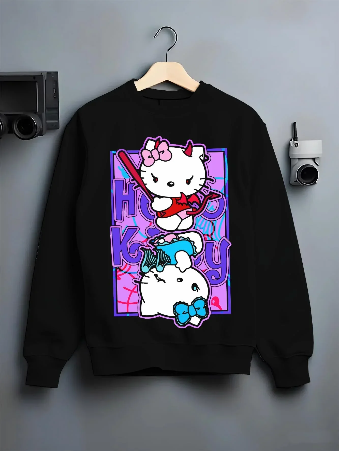 Hello Kitty Hoodie Anime Inspired Cute Crossover Purple - Image 6