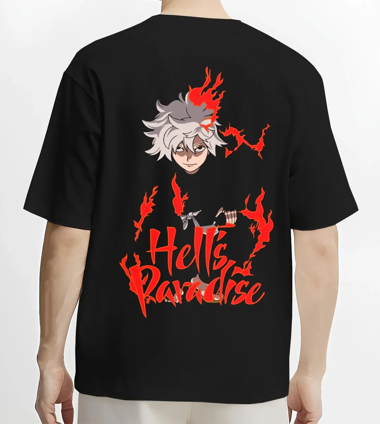 Hell’s Paradise Hoodie Gabimaru Action Pose Jumper - Image 4