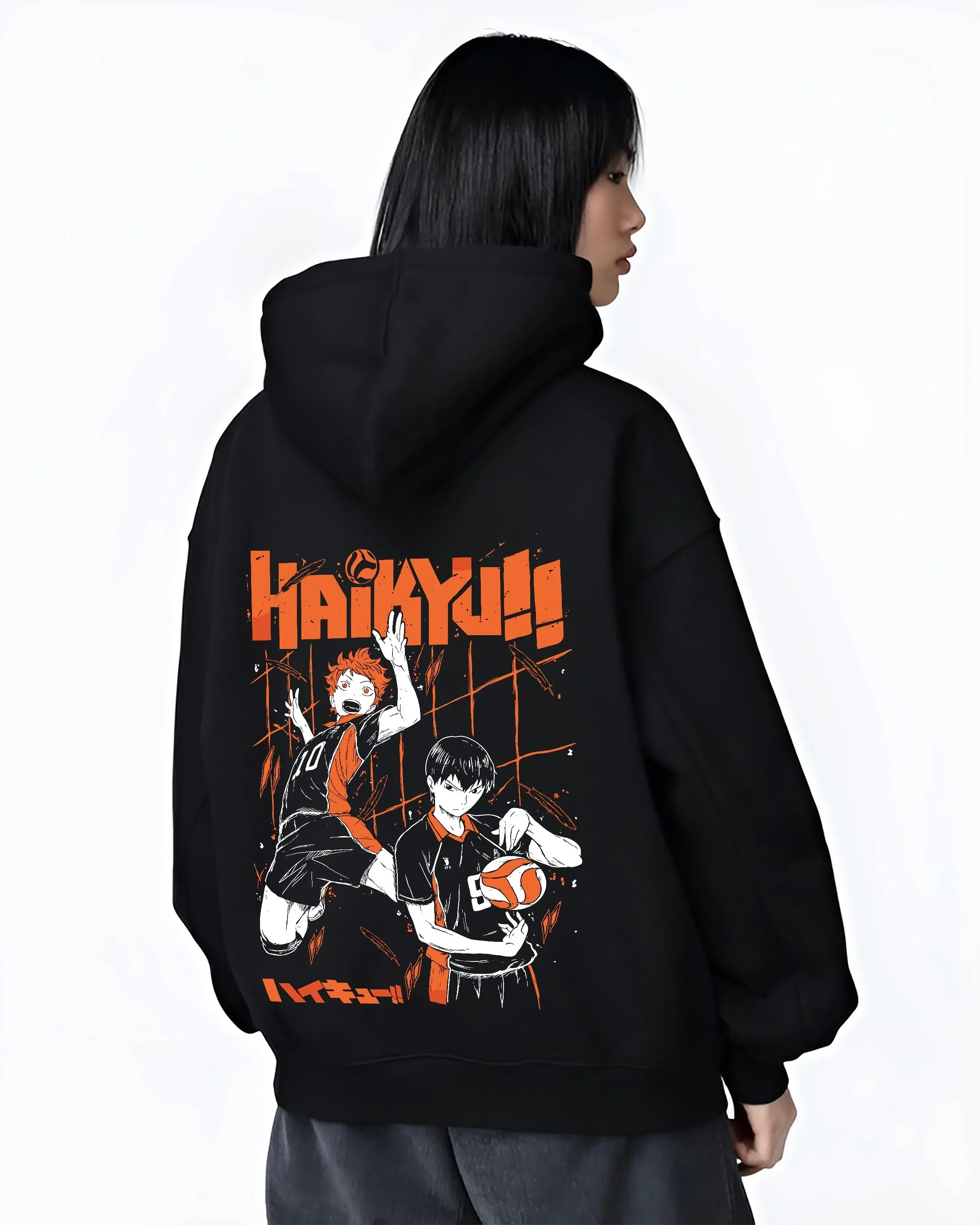 Haikyuu Hoodie Shoyo Hinata Tobio Kageyama Jumper - Image 3