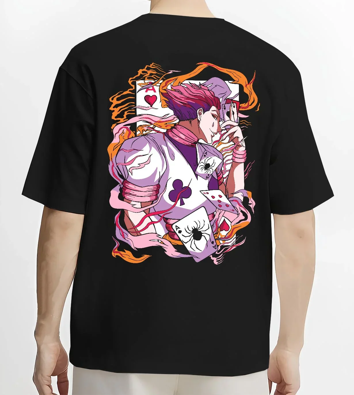 Hisoka Hunter x Hunter Hoodie Joker Playing Card Trick Aura - Image 4