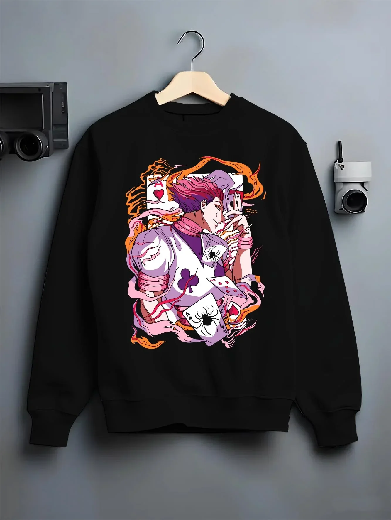 Hisoka Hunter x Hunter Hoodie Joker Playing Card Trick Aura - Image 6