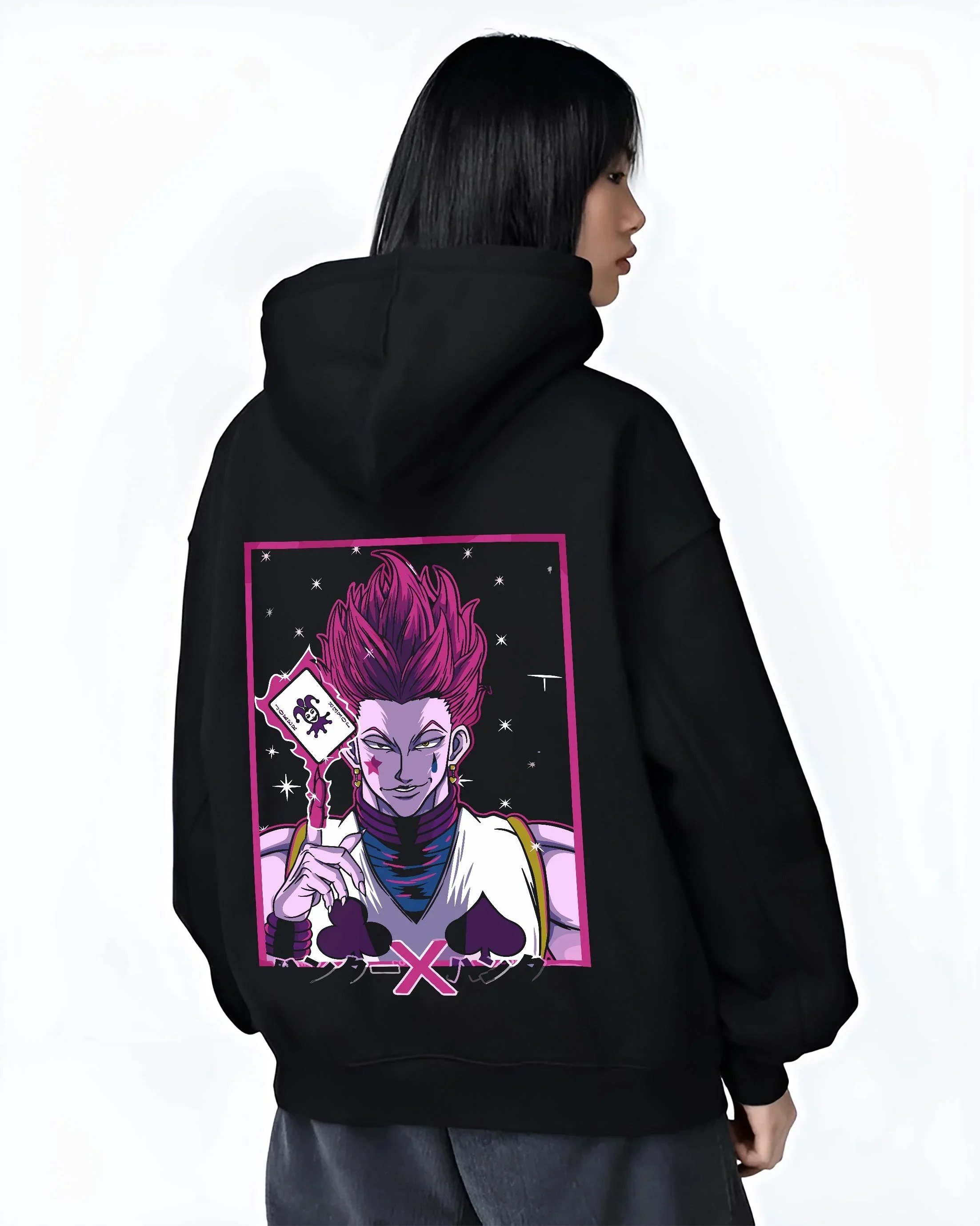 Hisoka Hunter x Hunter Hoodie Phantom Troupe Shadow Form - Image 3