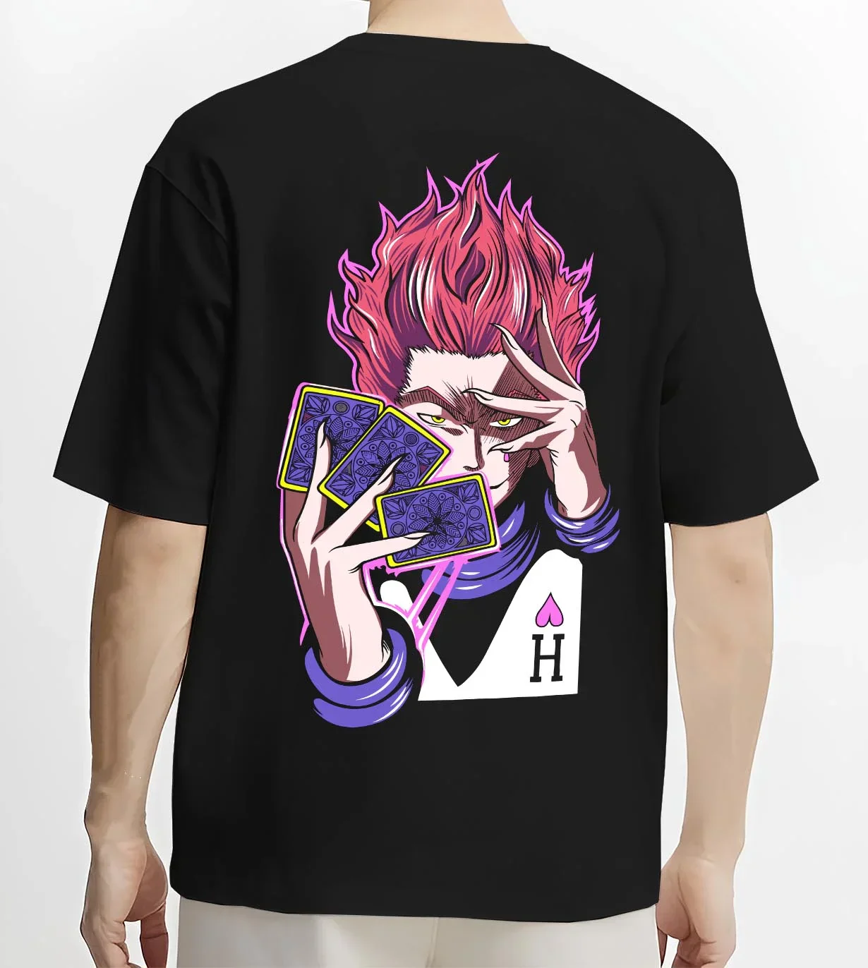 Hisoka Hunter x Hunter Hoodie Twisted Smile Battle Aura - Image 4