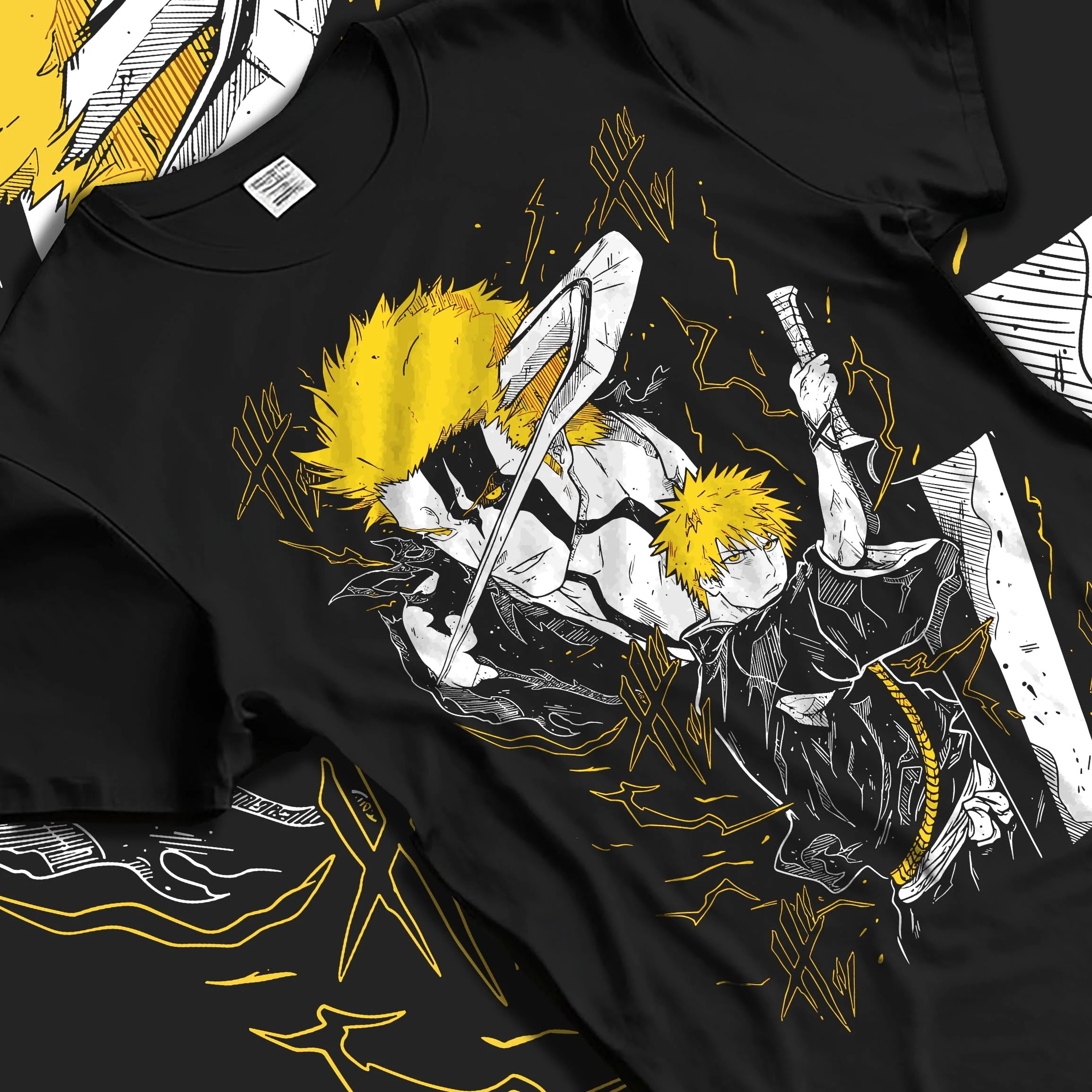 Hollow Ichigo Kurosaki Bleach Bankai Mask Anime Hoodie - Image 5