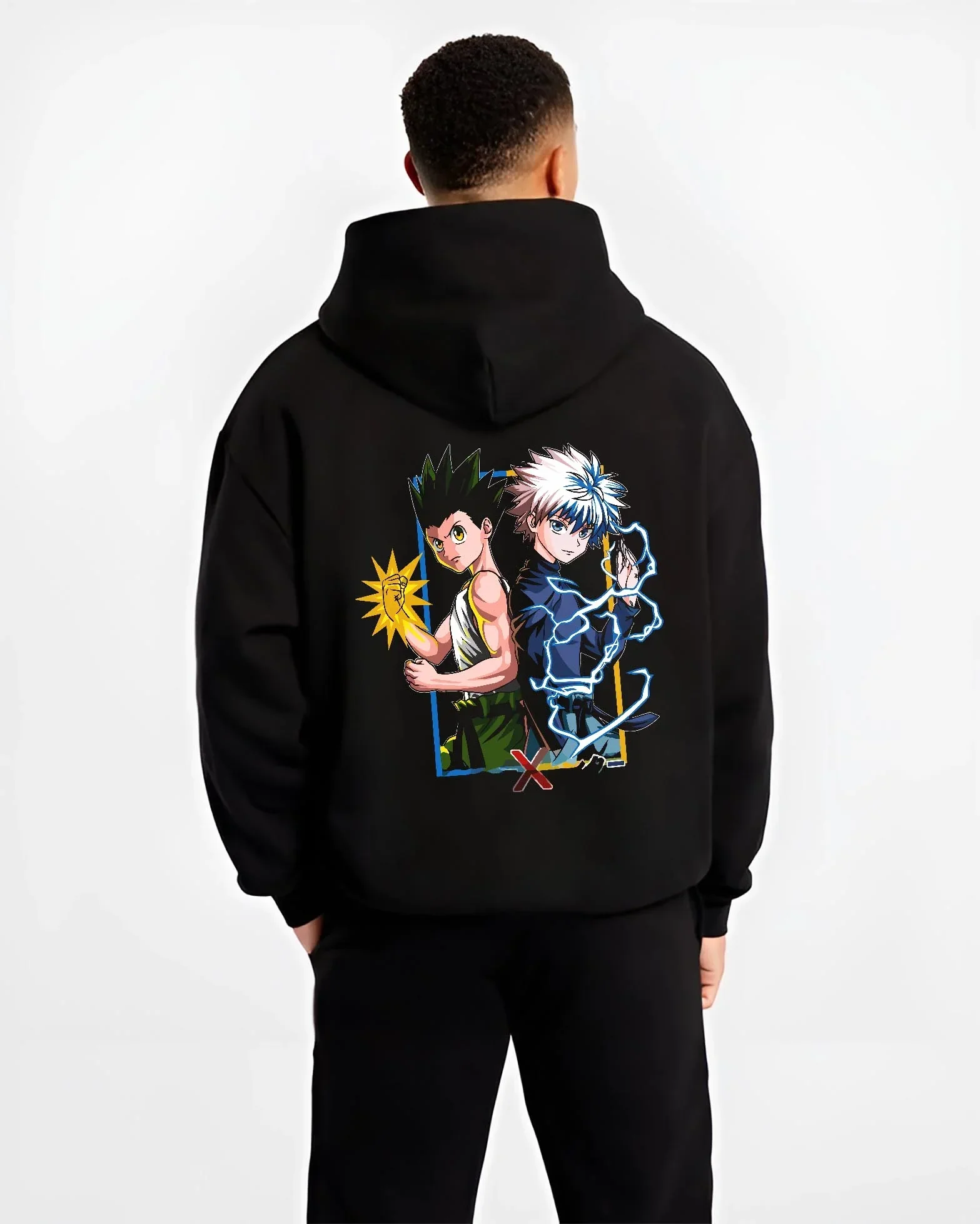 Hunter x Hunter Hoodie Heroic Stance Battle Clash - Image 2