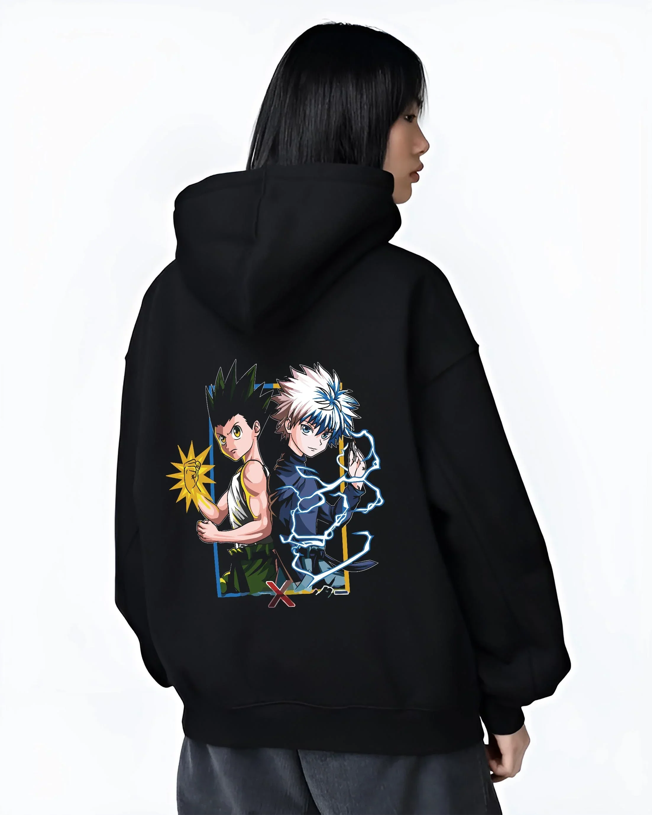 Hunter x Hunter Hoodie Heroic Stance Battle Clash - Image 3