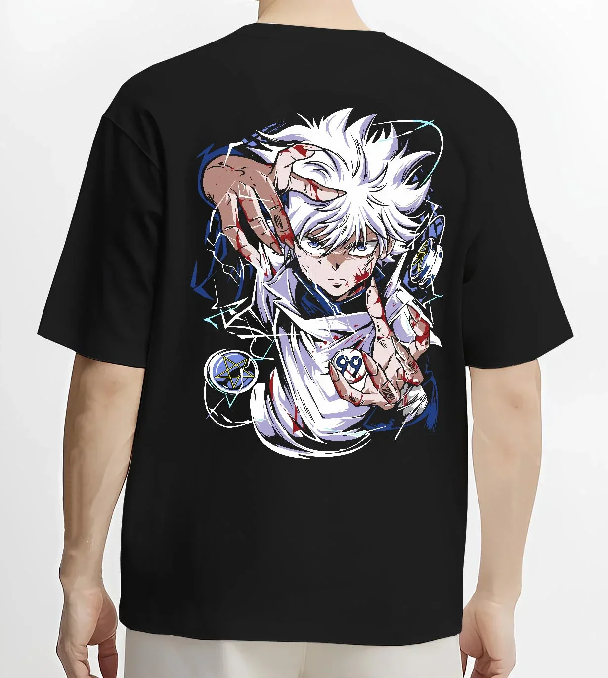 Hunter x Hunter Killua Hoodie Assassin Mode Jumper - Image 4