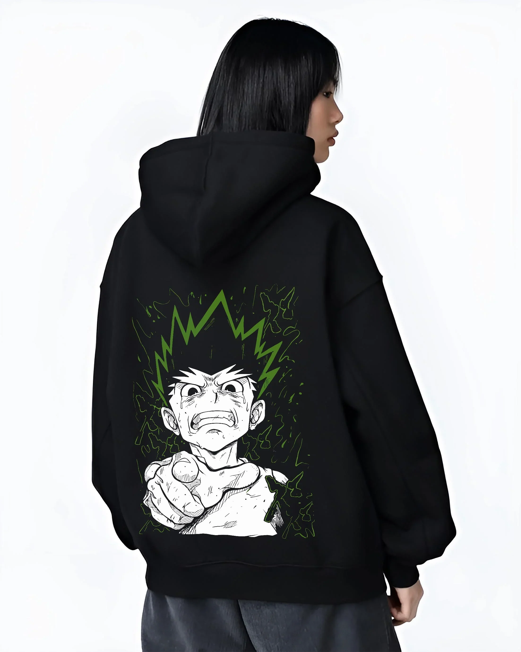 Hunter x Hunter Hoodie Gon Freecss Strong Punch Jumper - Image 3